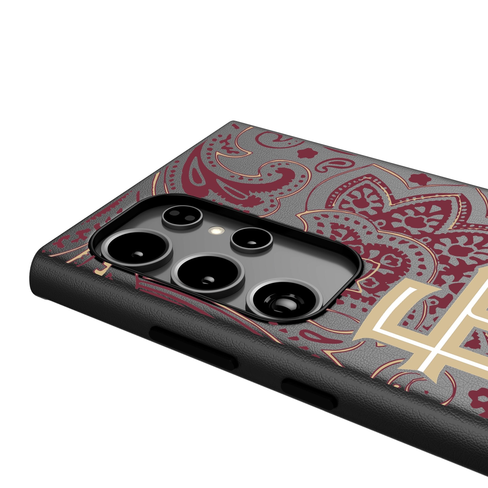 Florida State University Seminoles Athletic Wordmark Paisley MagSafe Compatible Phone Case for Samsung Galaxy 4