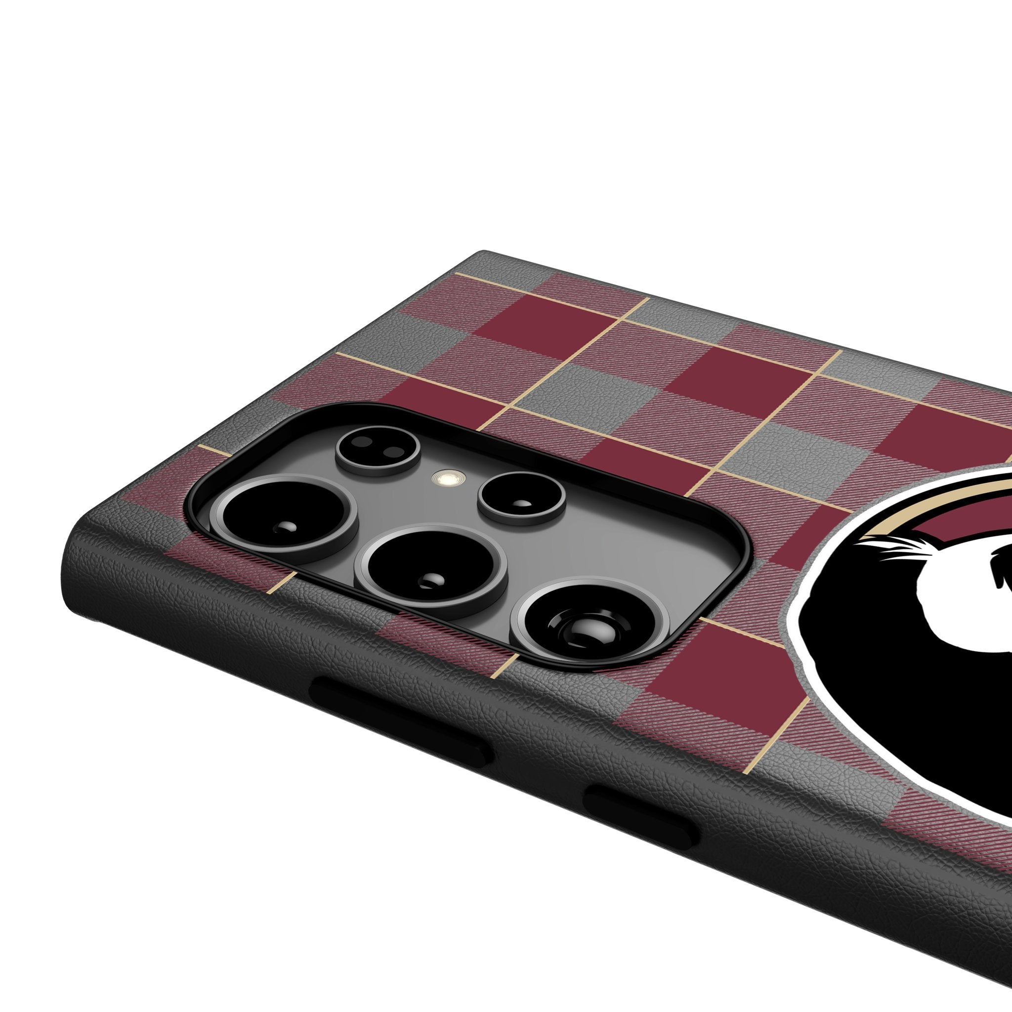 Florida State University Seminoles Plaid MagSafe Compatible Phone Case for Samsung Galaxy 4