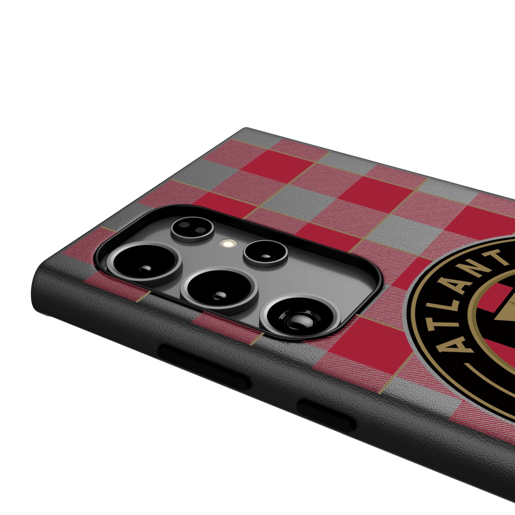 Atlanta United FC Plaid MagSafe Compatible Phone Case for Samsung Galaxy 4