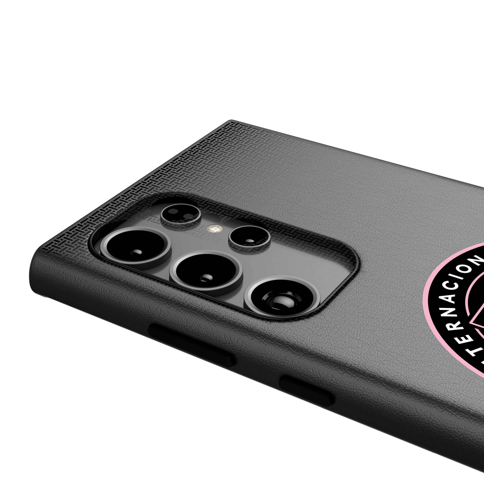 Inter Miami CF Linen MagSafe Compatible Phone Case for Samsung Galaxy 4