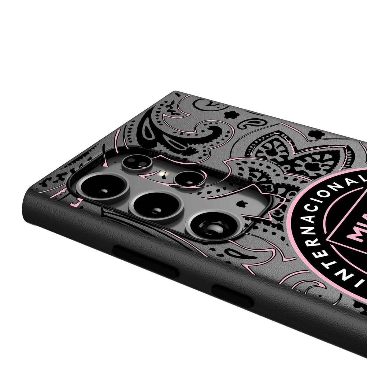 Inter Miami CF Paisley MagSafe Compatible Phone Case for Samsung Galaxy 4