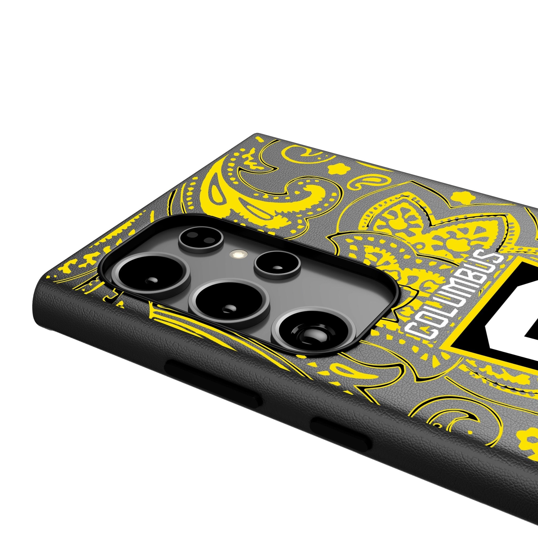 Columbus Crew Paisley MagSafe Compatible Phone Case for Samsung Galaxy 4