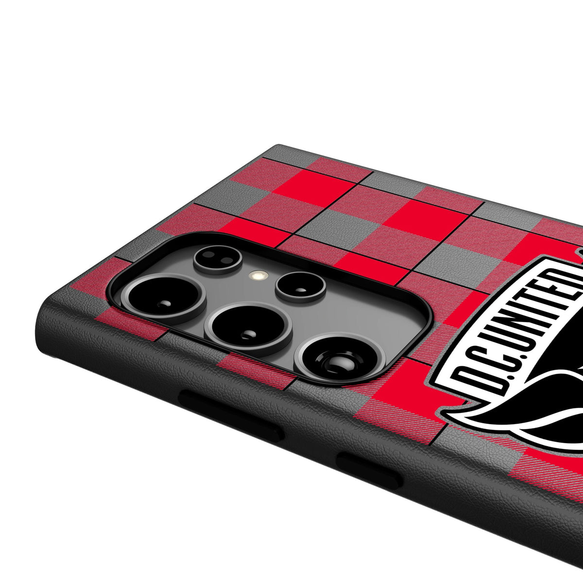 DC United Plaid MagSafe Compatible Phone Case for Samsung Galaxy 4