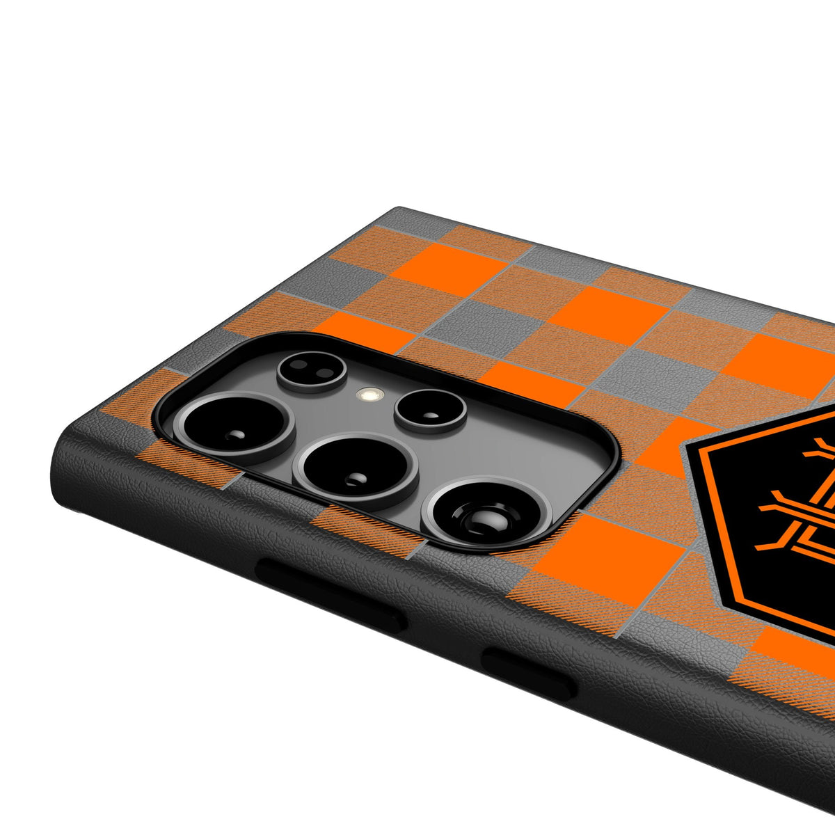Houston Dynamo Plaid MagSafe Compatible Phone Case for Samsung Galaxy 4