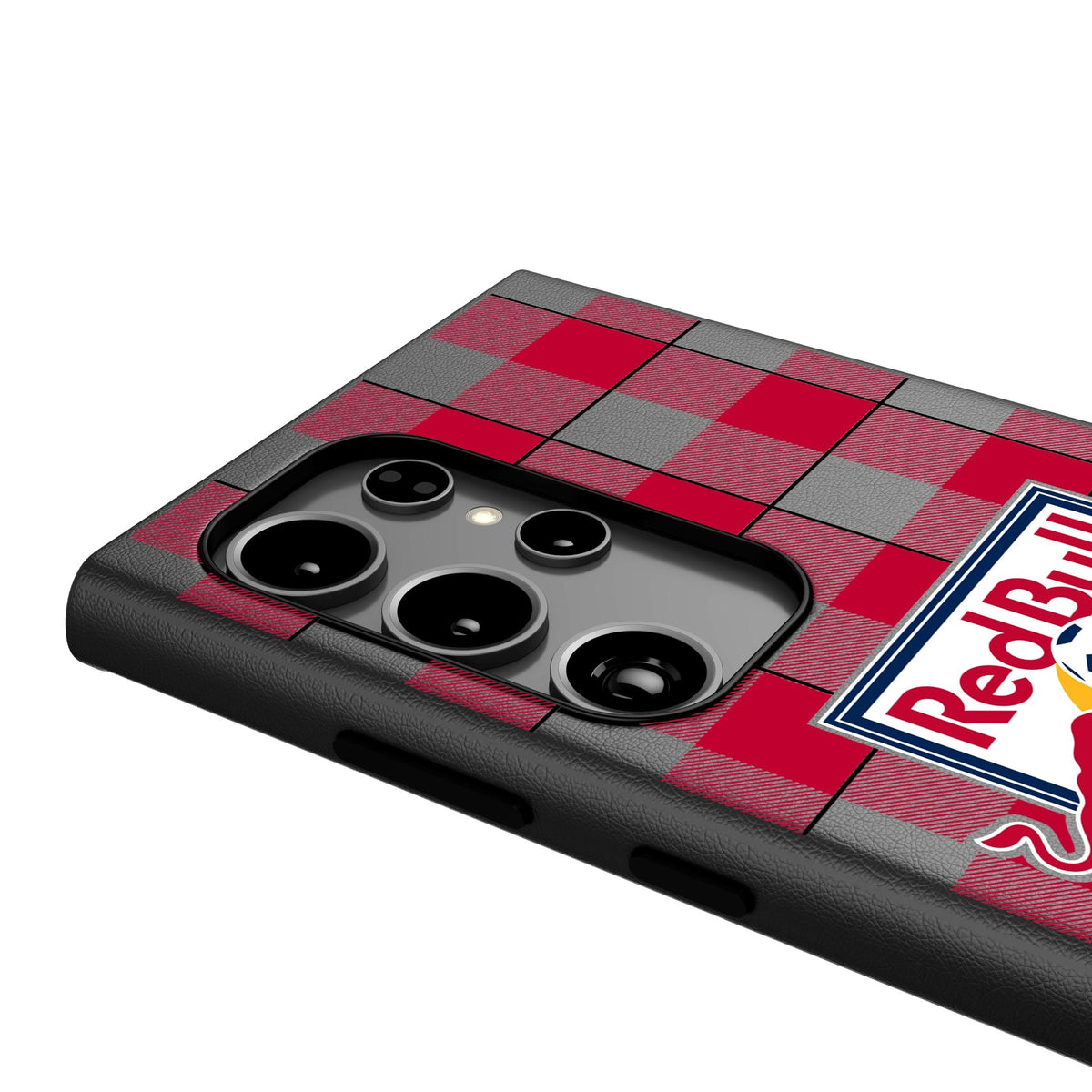 New York Red Bulls Plaid MagSafe Compatible Phone Case for Samsung Galaxy 4