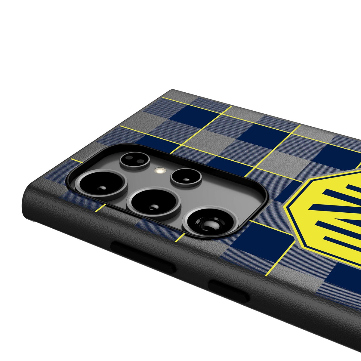 Nashville SC Plaid MagSafe Compatible Phone Case for Samsung Galaxy 4