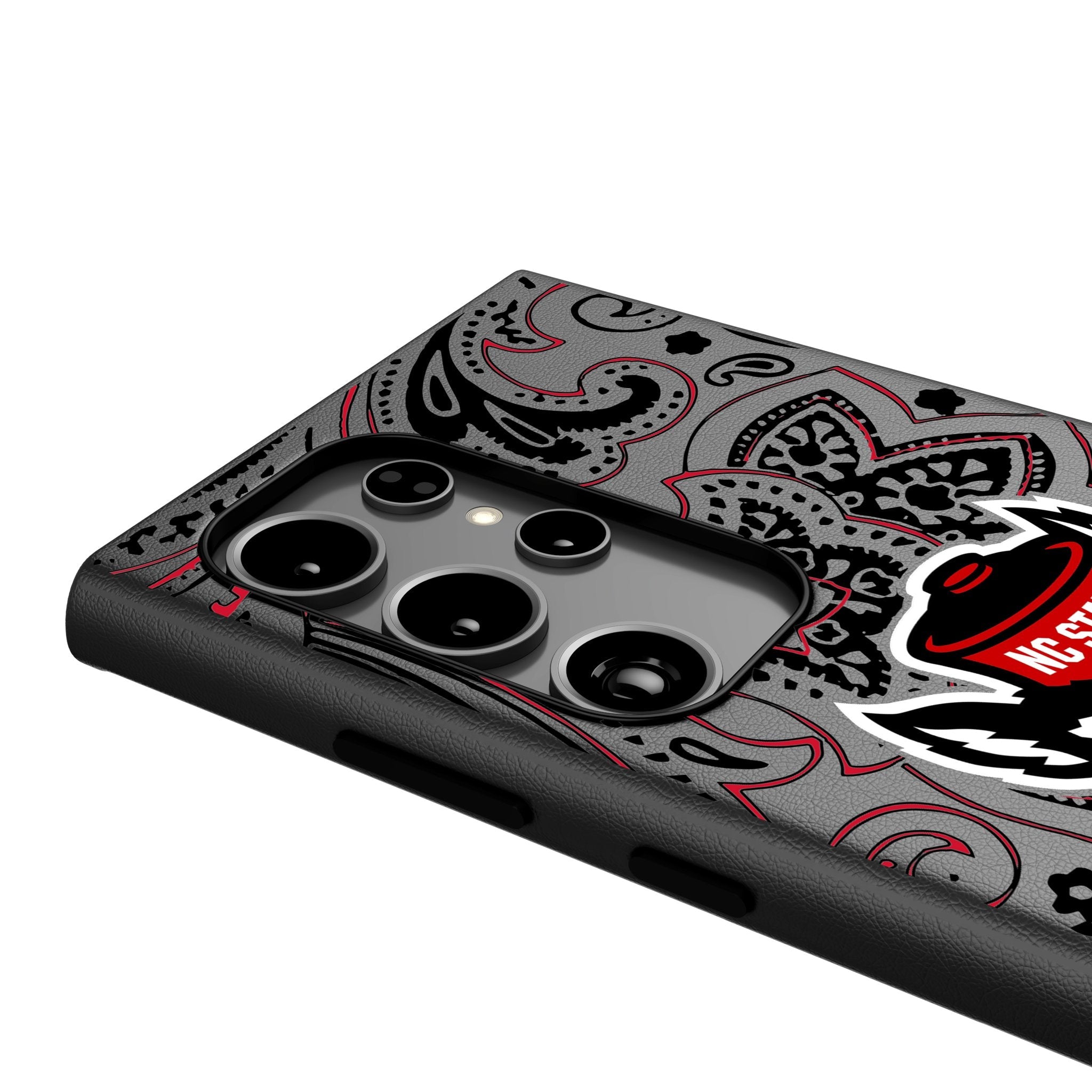 North Carolina State University Wolfpack Paisley MagSafe Compatible Phone Case for Samsung Galaxy 4