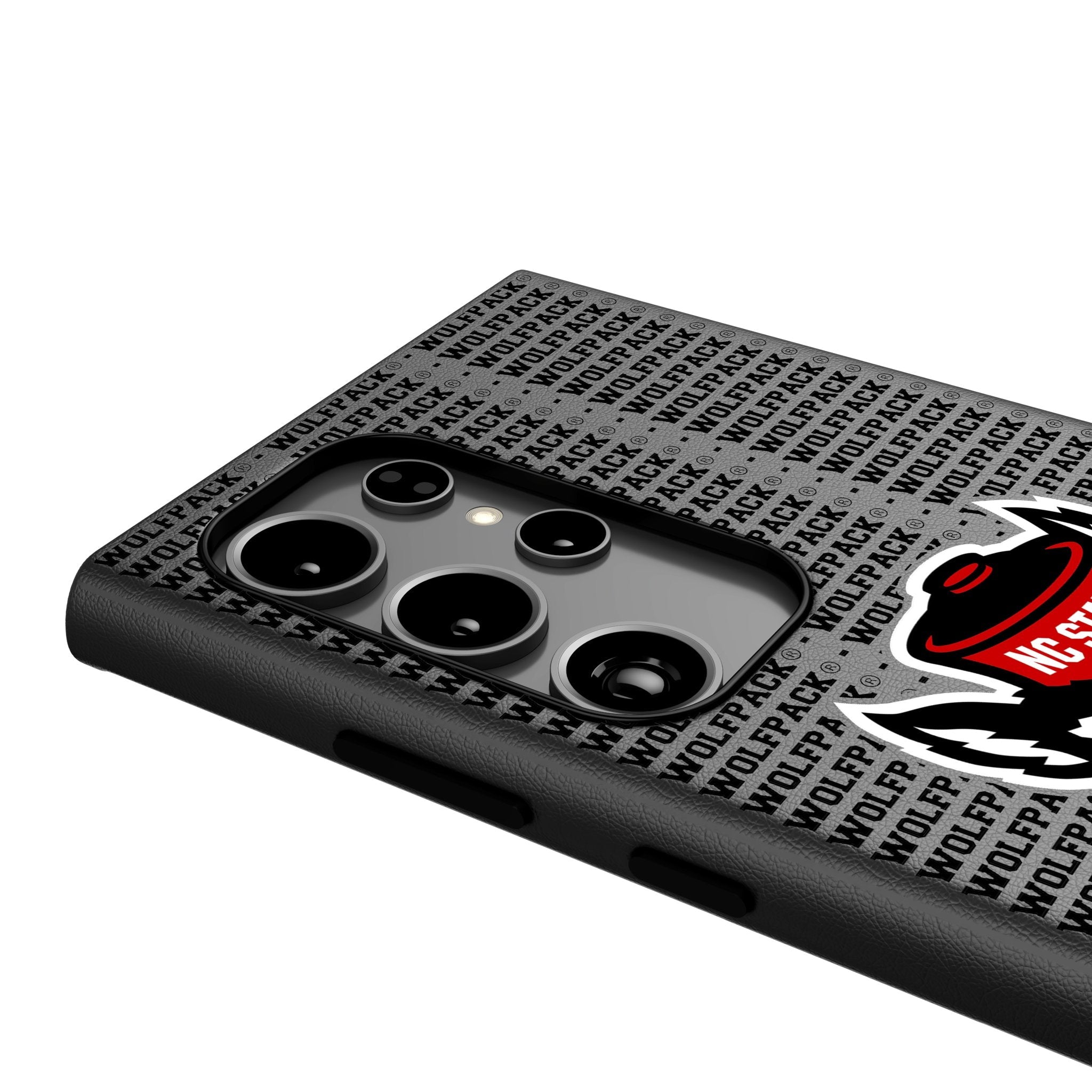 North Carolina State University Wolfpack Text Backdrop MagSafe Compatible Phone Case for Samsung Galaxy 4