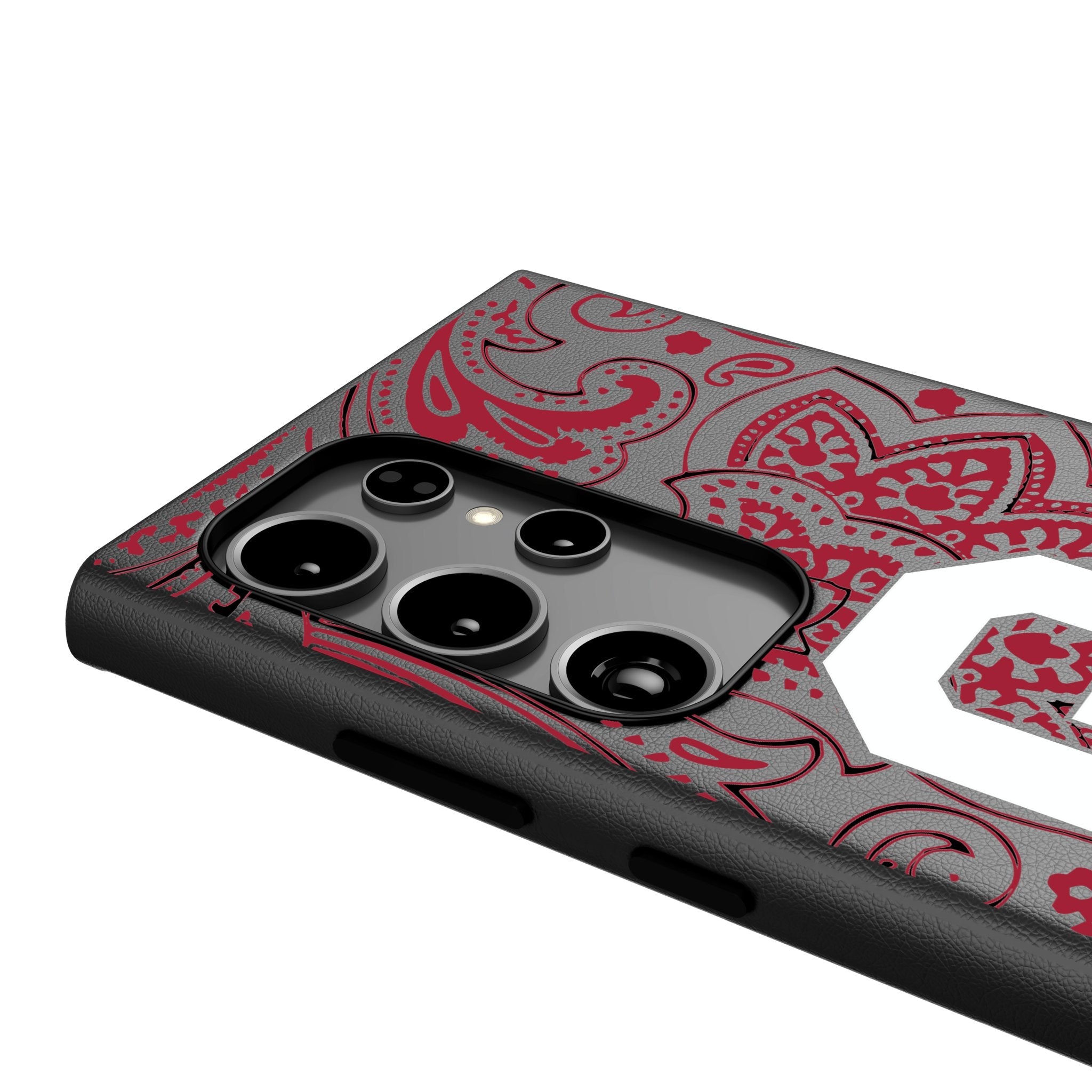 University of Oklahoma Sooners Paisley MagSafe Compatible Phone Case for Samsung Galaxy 4