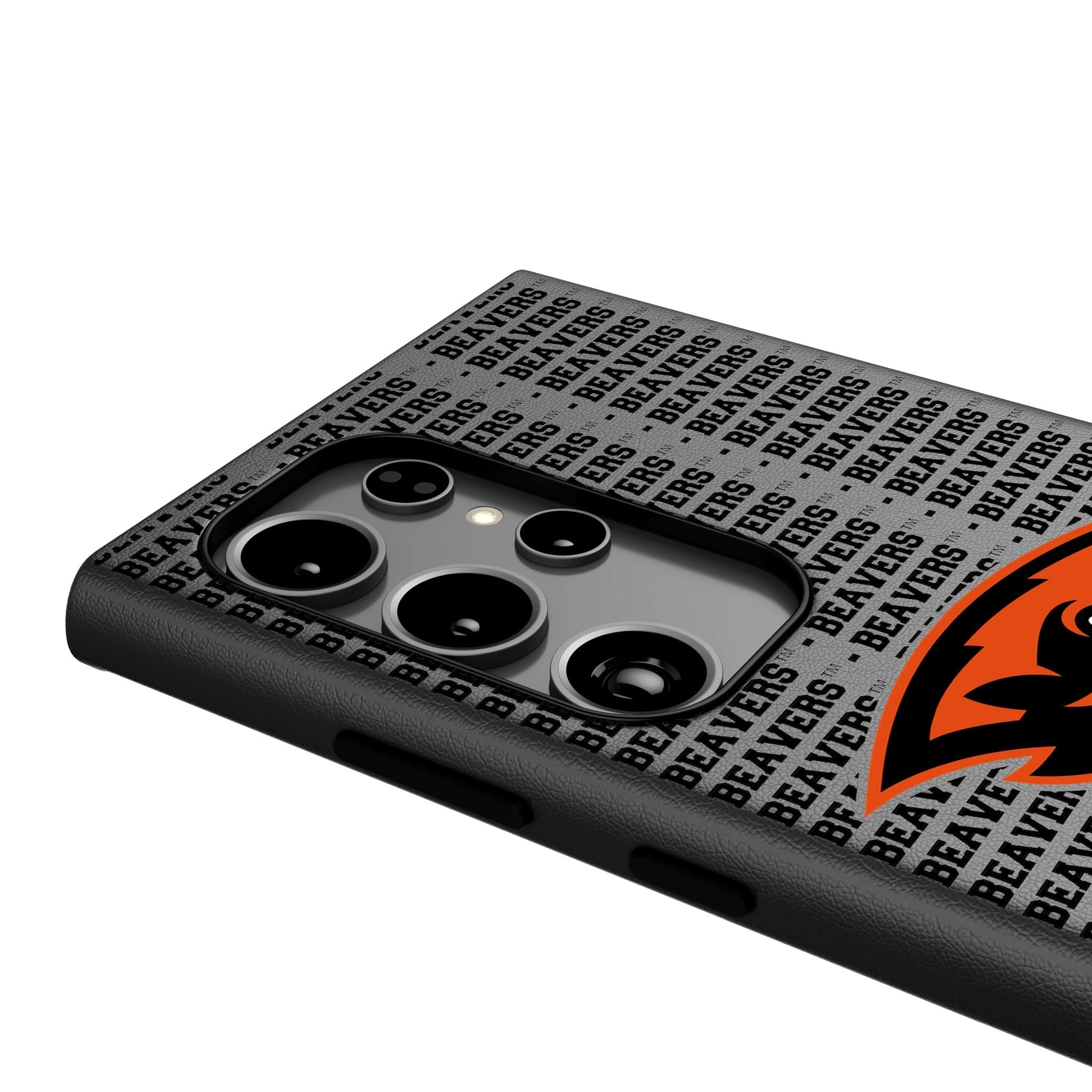 Oregon State University Beavers Text Backdrop MagSafe Compatible Phone Case for Samsung Galaxy 4