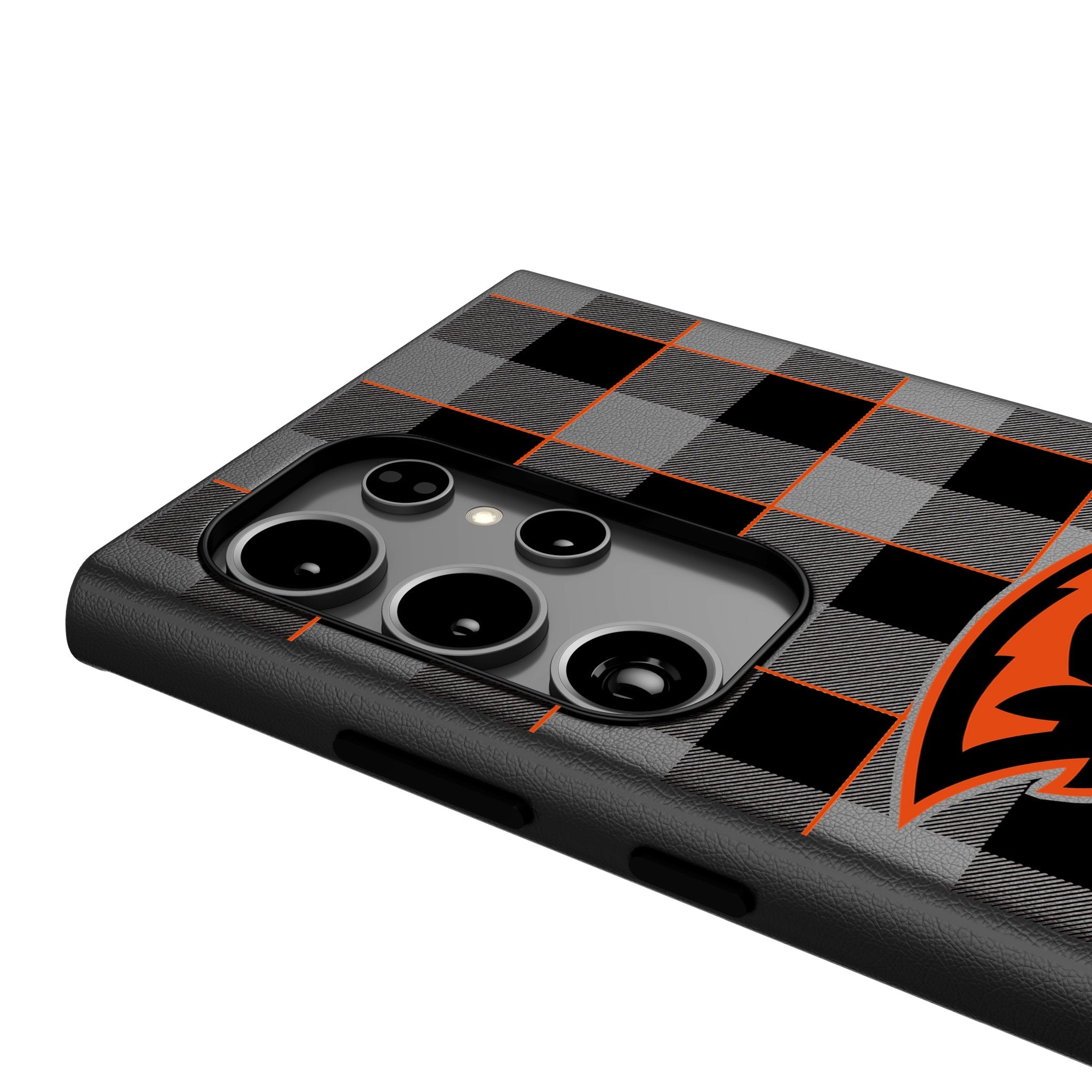 Oregon State University Beavers Plaid MagSafe Compatible Phone Case for Samsung Galaxy 4