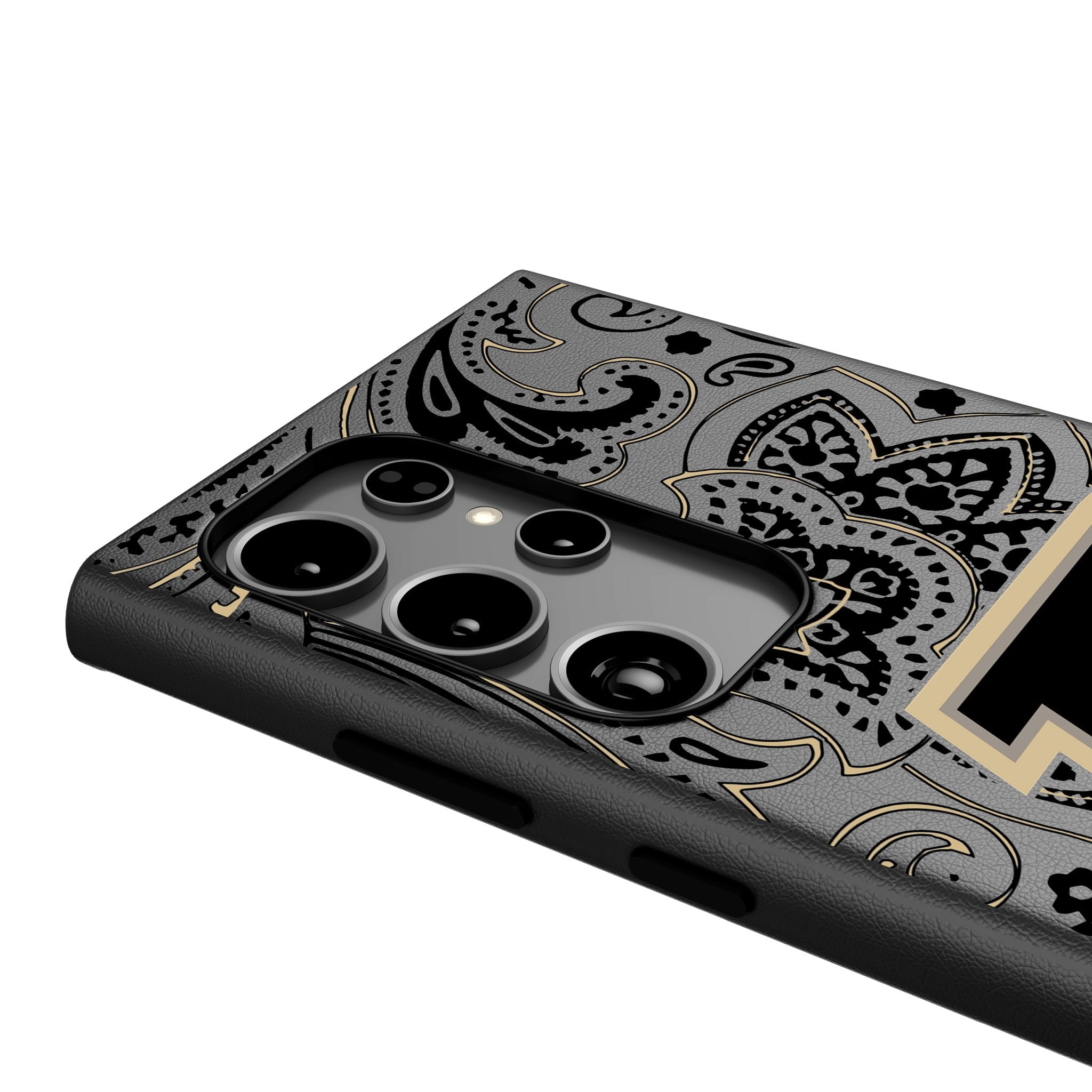 Purdue University Boilermakers Paisley MagSafe Compatible Phone Case for Samsung Galaxy 4