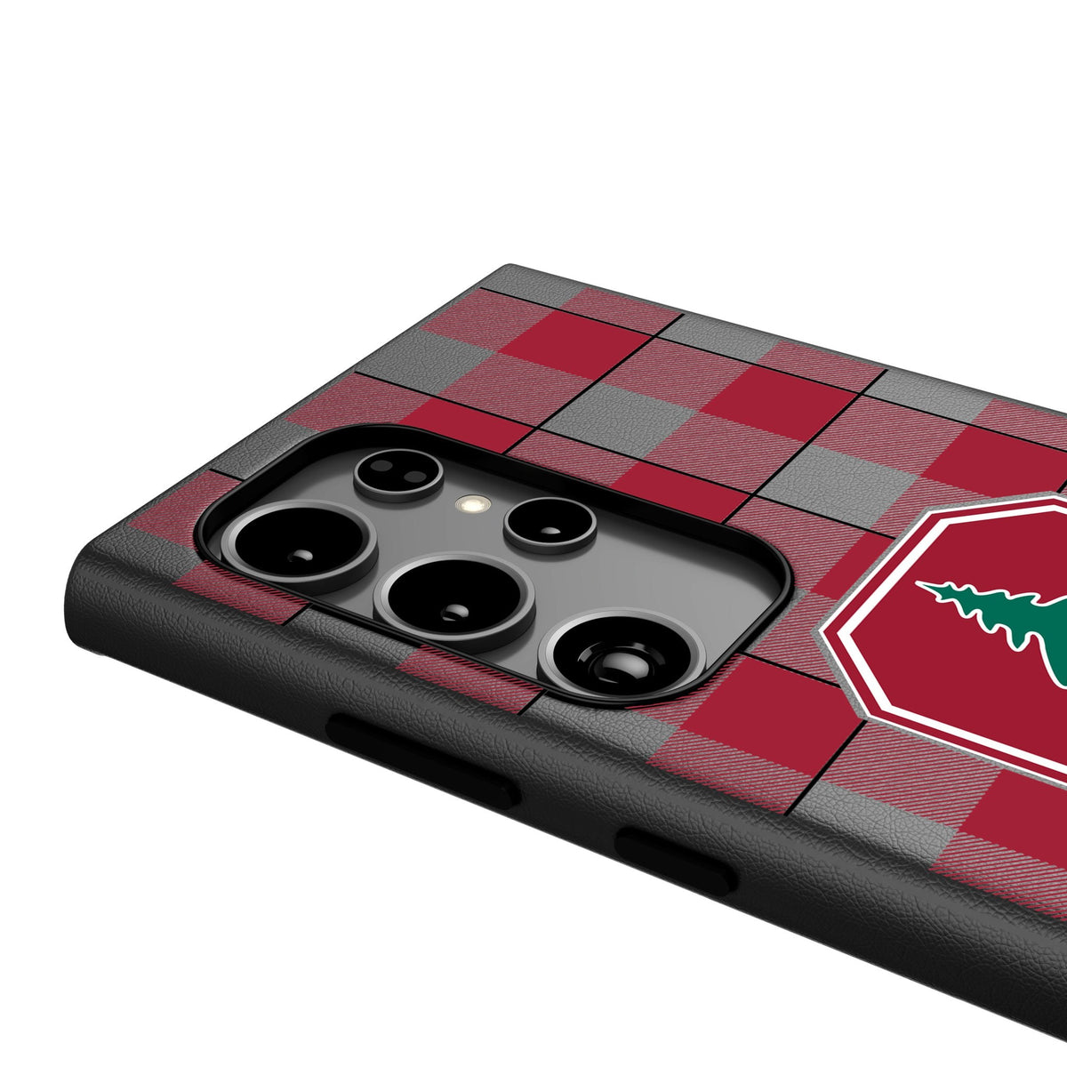 Stanford University Cardinal Plaid MagSafe Compatible Phone Case for Samsung Galaxy 4