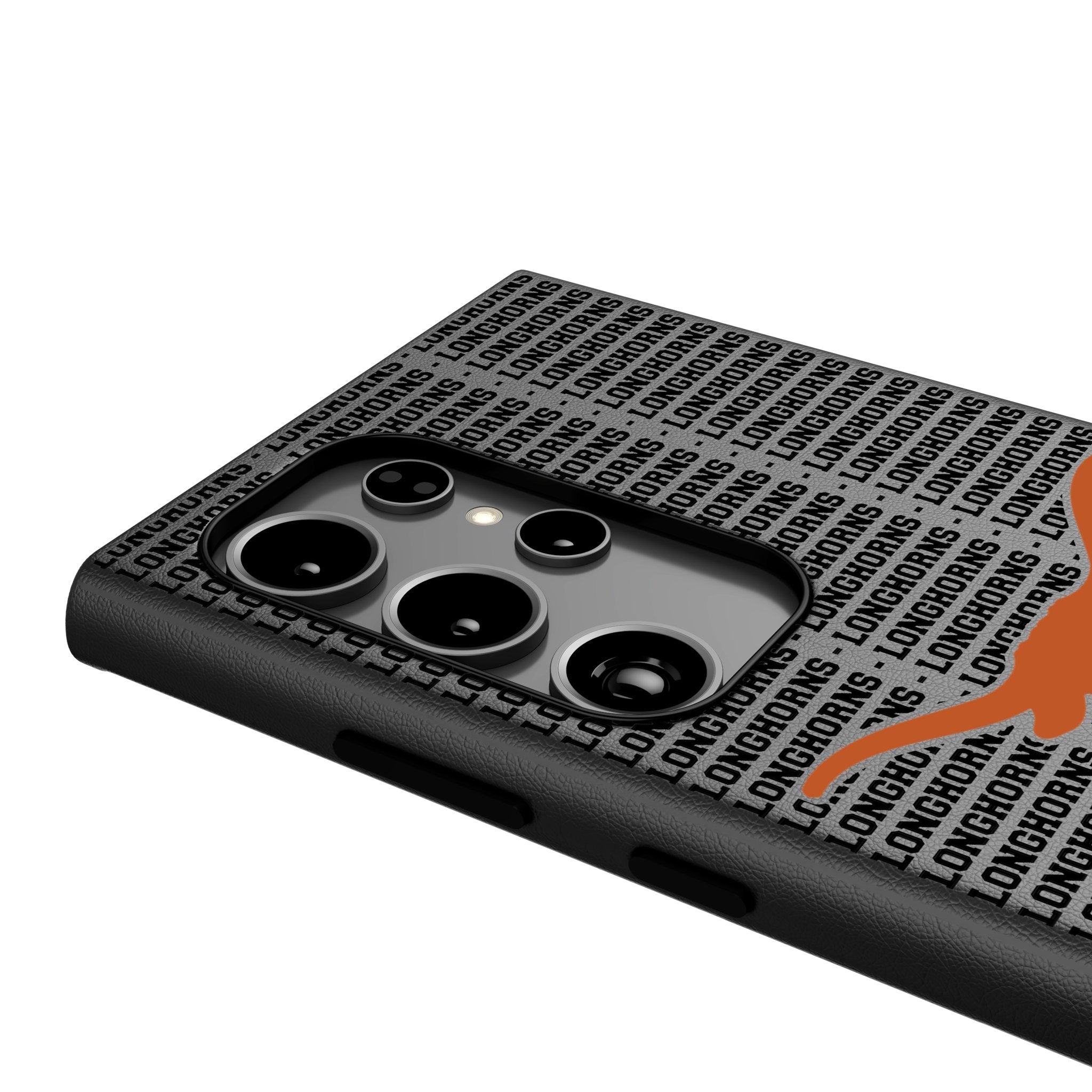University of Texas Longhorns Text Backdrop MagSafe Compatible Phone Case for Samsung Galaxy 4