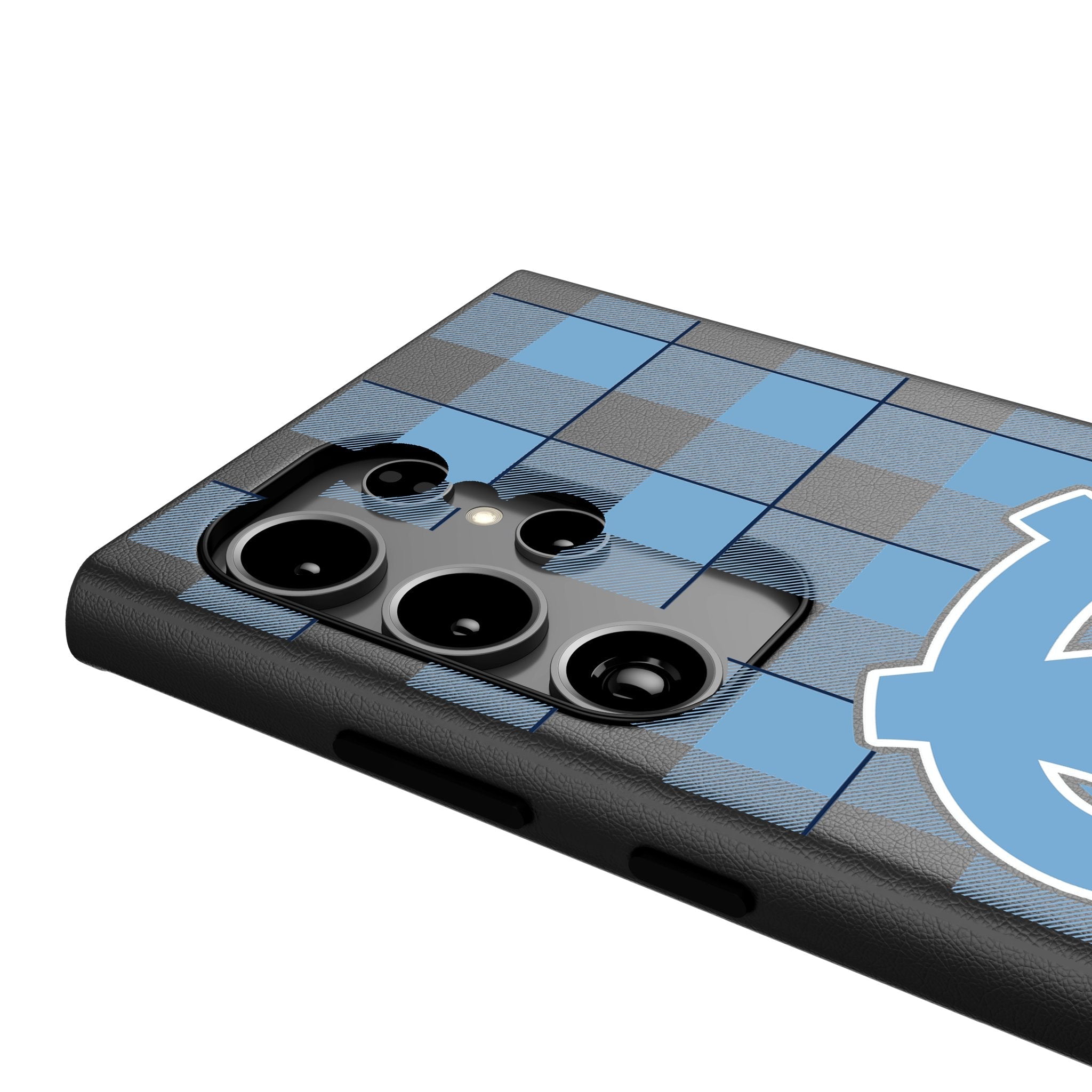 University of North Carolina Tar Heels Plaid MagSafe Compatible Phone Case for Samsung Galaxy 4