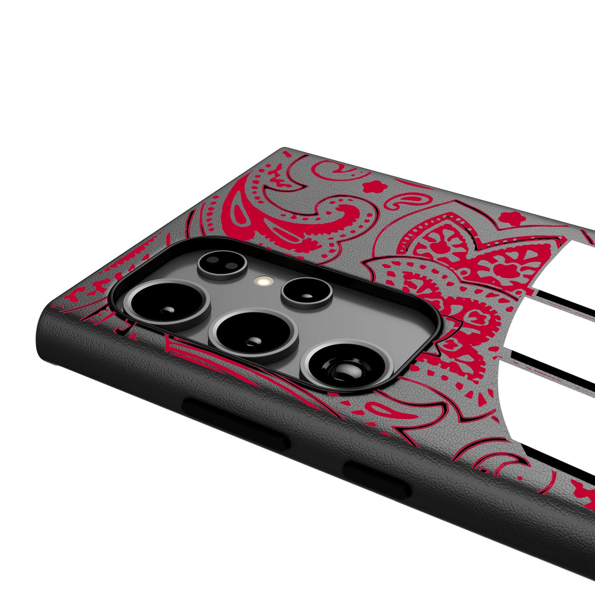 University of Wisconsin Badgers Paisley MagSafe Compatible Phone Case for Samsung Galaxy 4