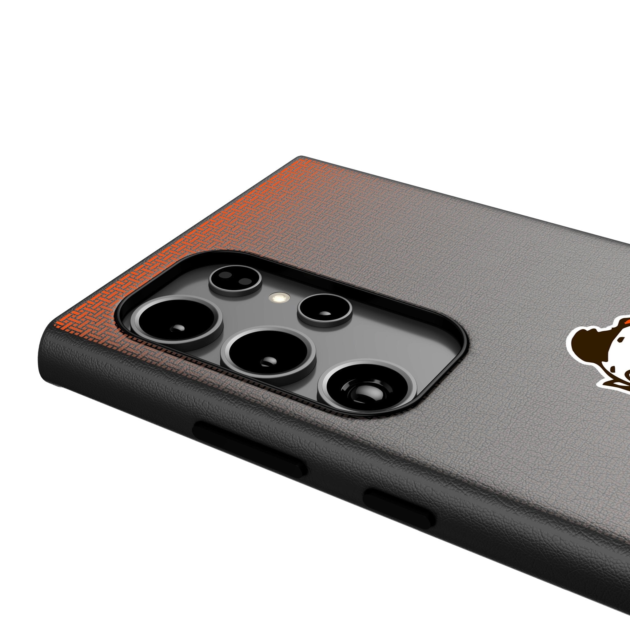 Cleveland Browns Historic Collection Linen MagSafe Compatible Phone Case for Samsung Galaxy 4