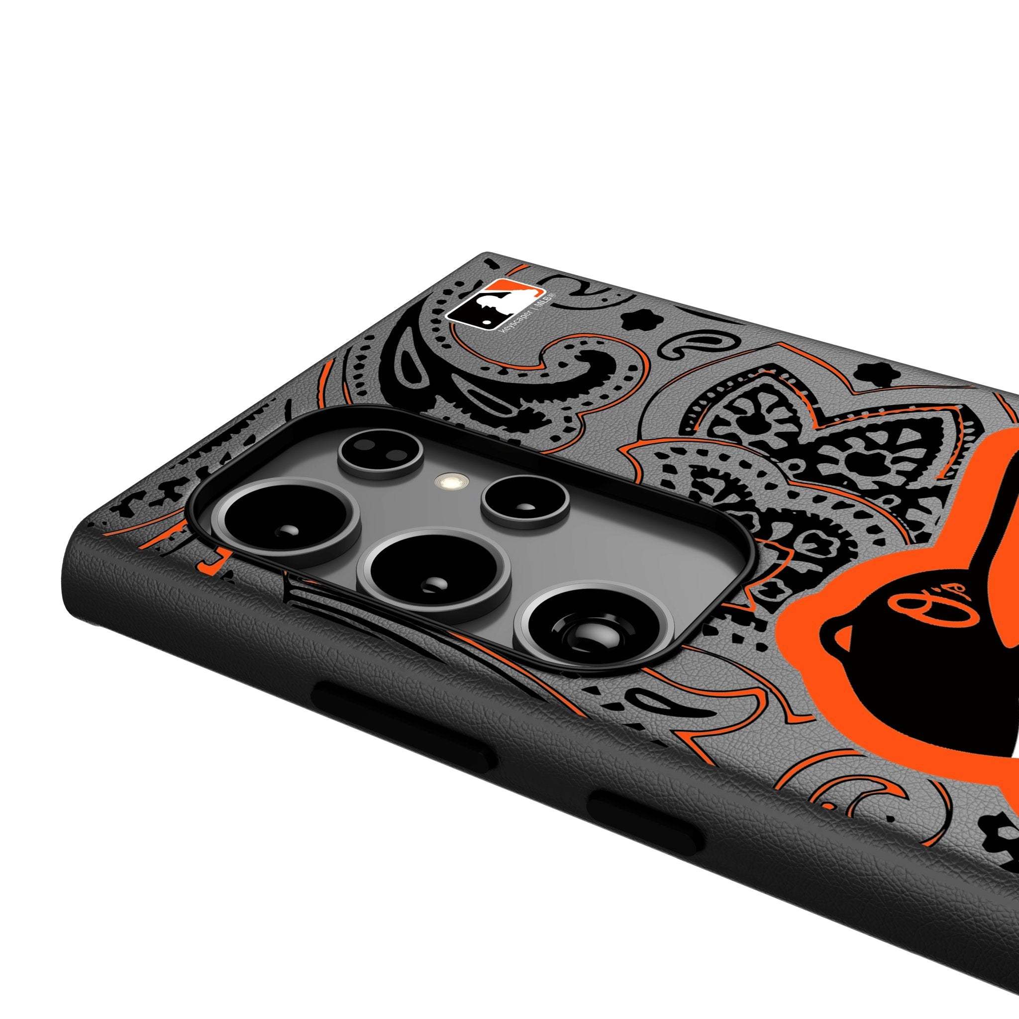 Baltimore Orioles Paisley MagSafe Compatible Phone Case for Samsung Galaxy 4