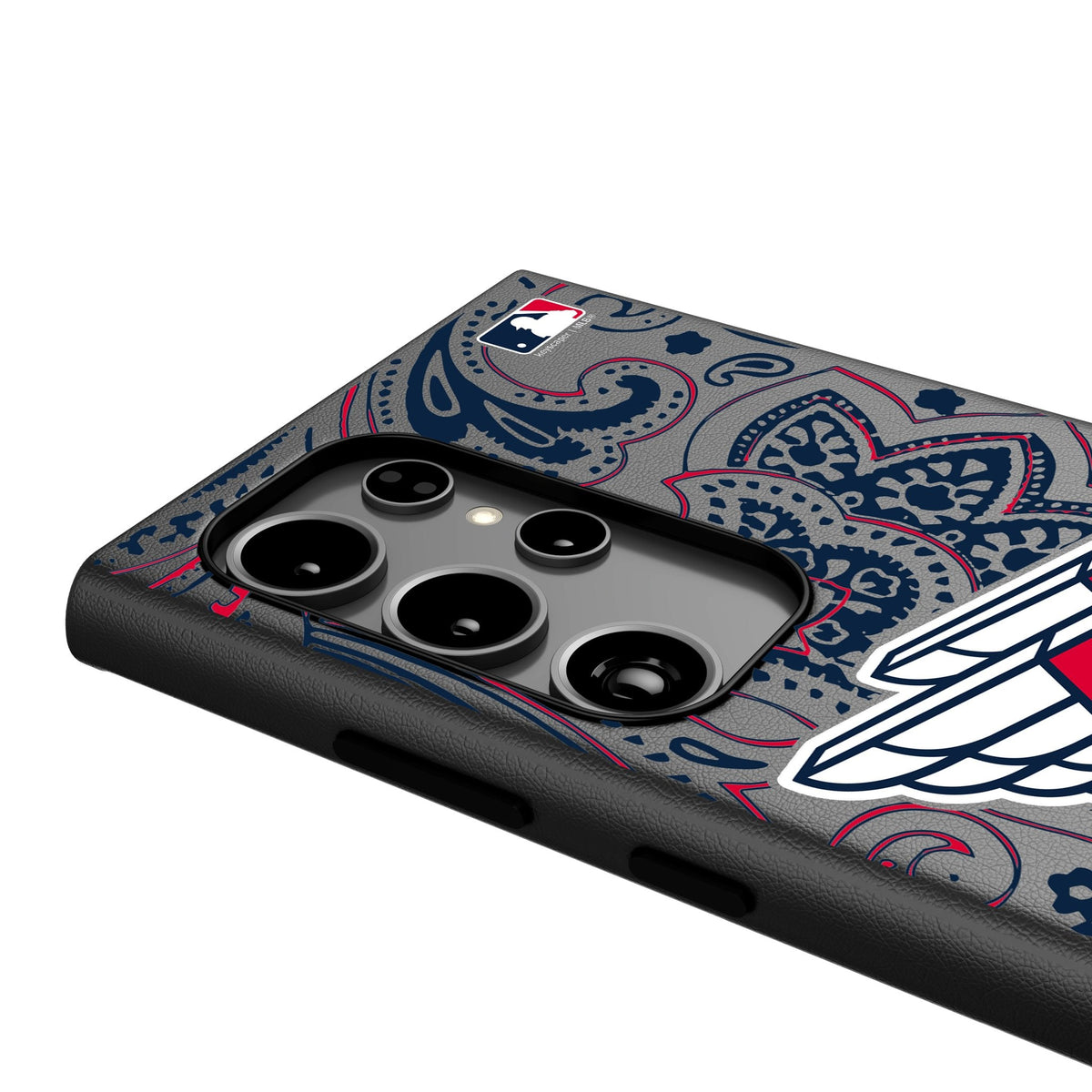 Cleveland Guardians Paisley MagSafe Compatible Phone Case for Samsung Galaxy 4