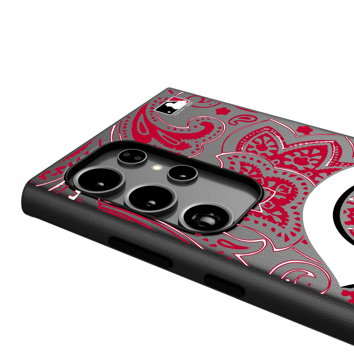 Cincinnati Reds Paisley MagSafe Compatible Phone Case for Samsung Galaxy 4