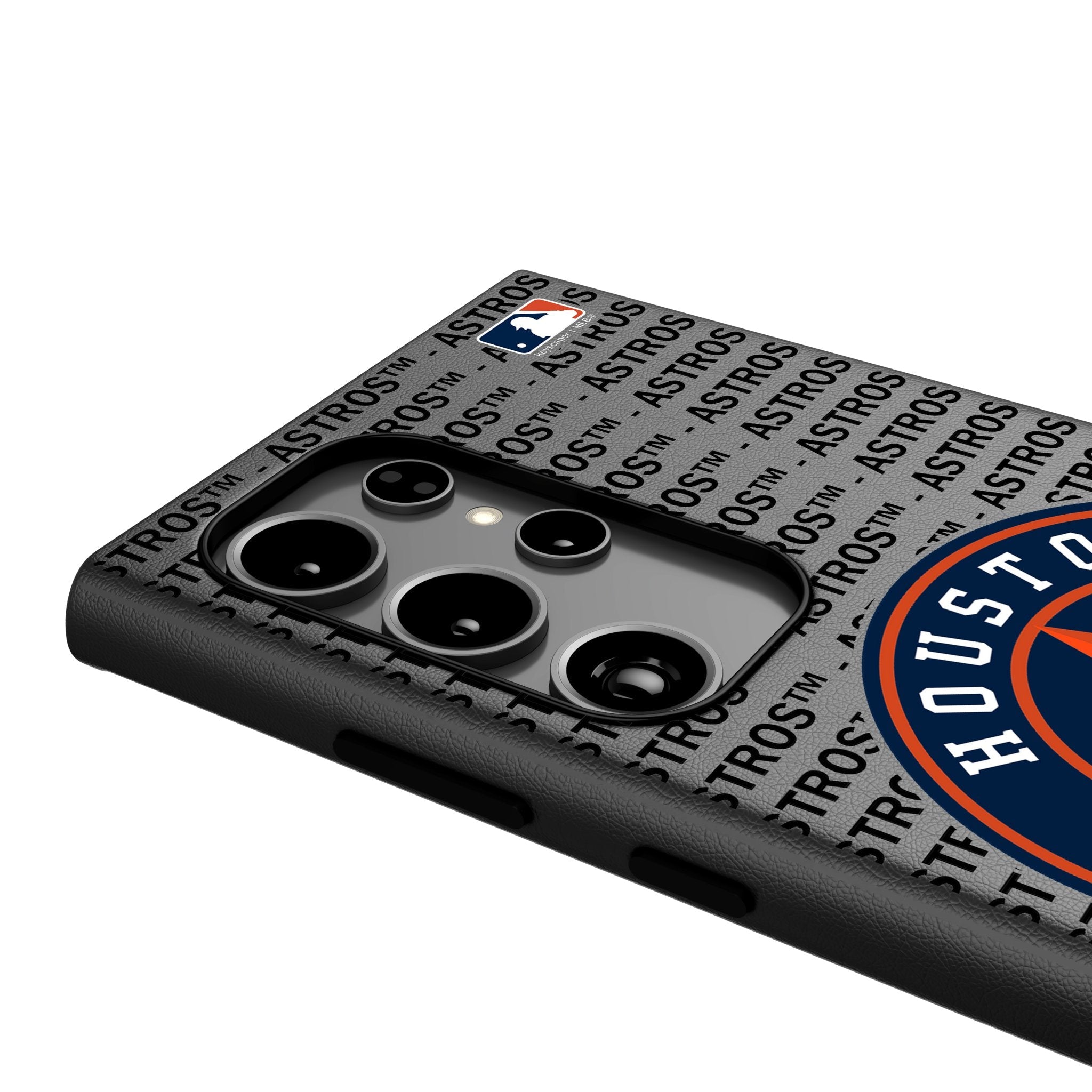 Houston Astros Text Backdrop MagSafe Compatible Phone Case for Samsung Galaxy 4