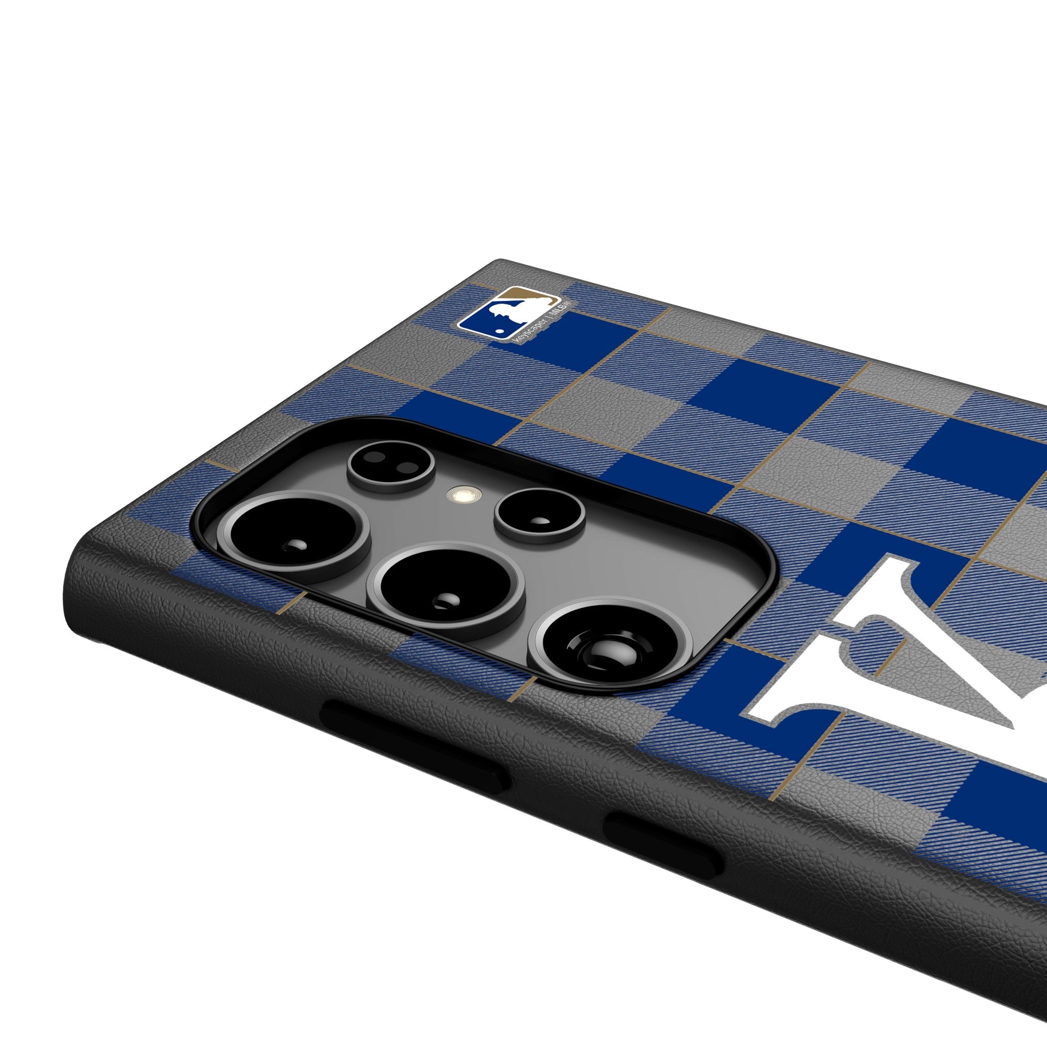 Kansas City Royals Plaid MagSafe Compatible Phone Case for Samsung Galaxy 4