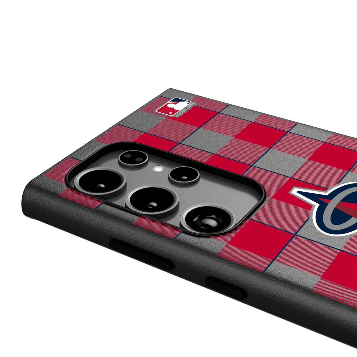 Los Angeles Angels Plaid MagSafe Compatible Phone Case for Samsung Galaxy 4