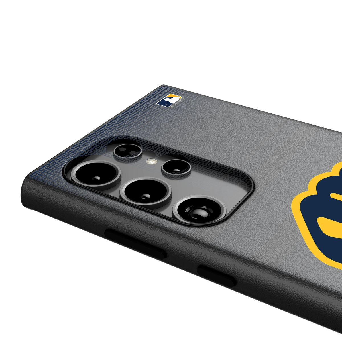 Milwaukee Brewers Linen MagSafe Compatible Phone Case for Samsung Galaxy 4