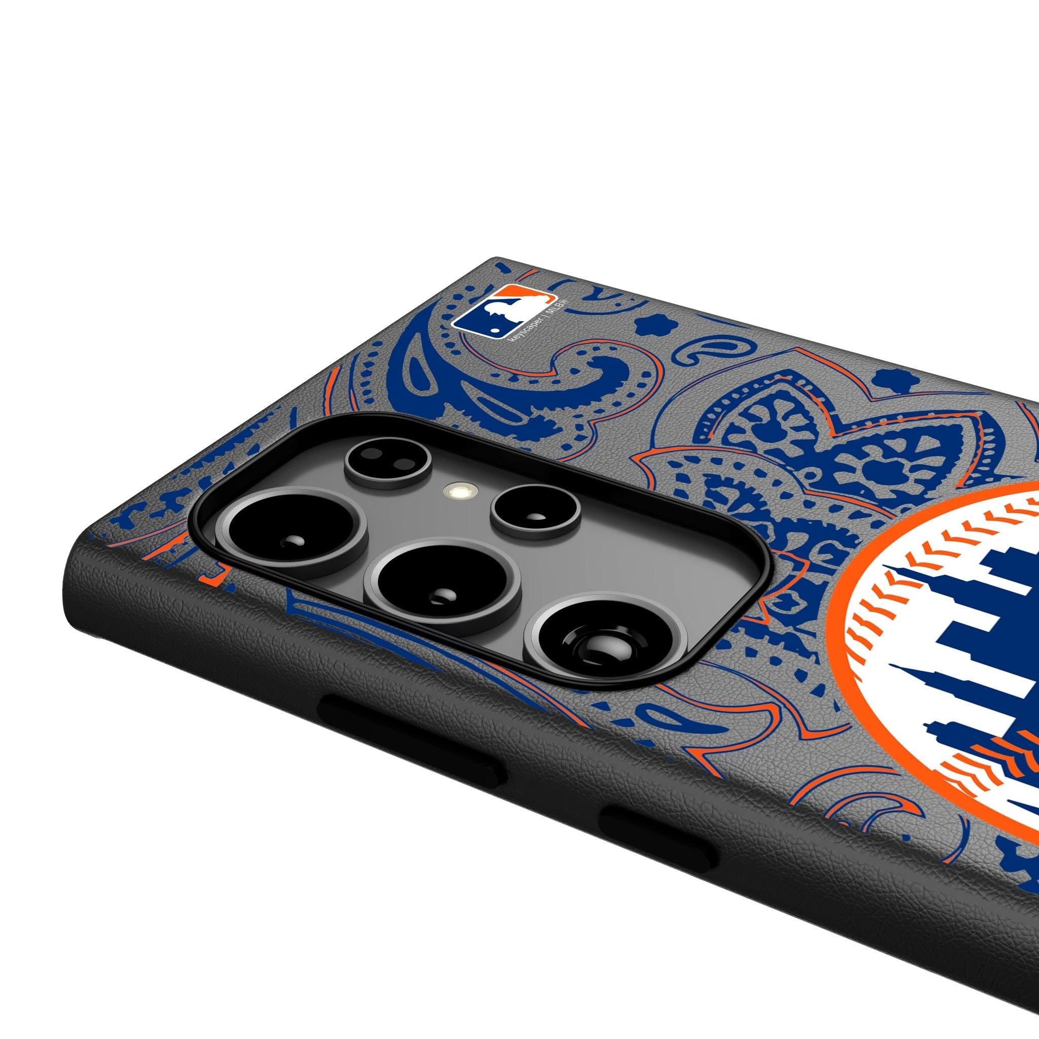 New York Mets Paisley MagSafe Compatible Phone Case for Samsung Galaxy 4