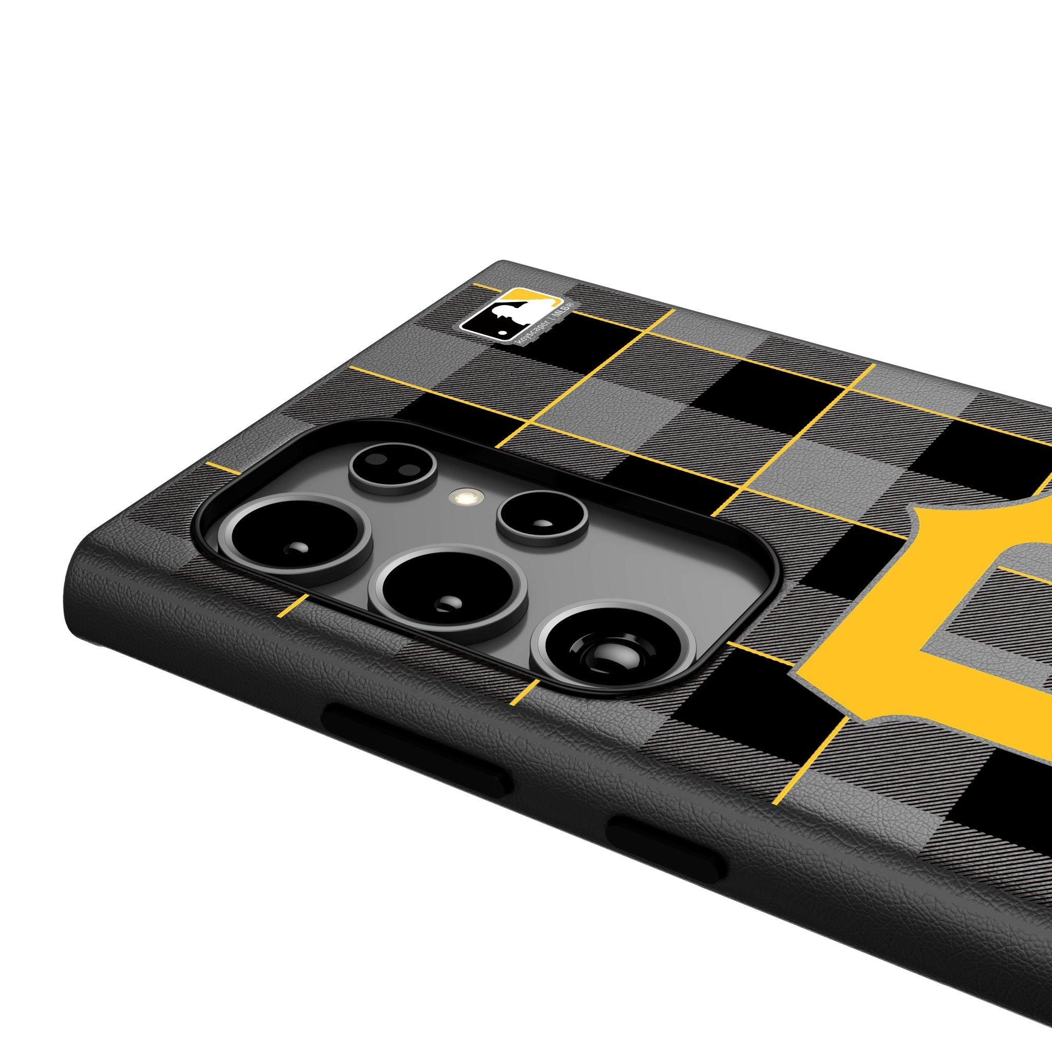 Pittsburgh Pirates Plaid MagSafe Compatible Phone Case for Samsung Galaxy 4