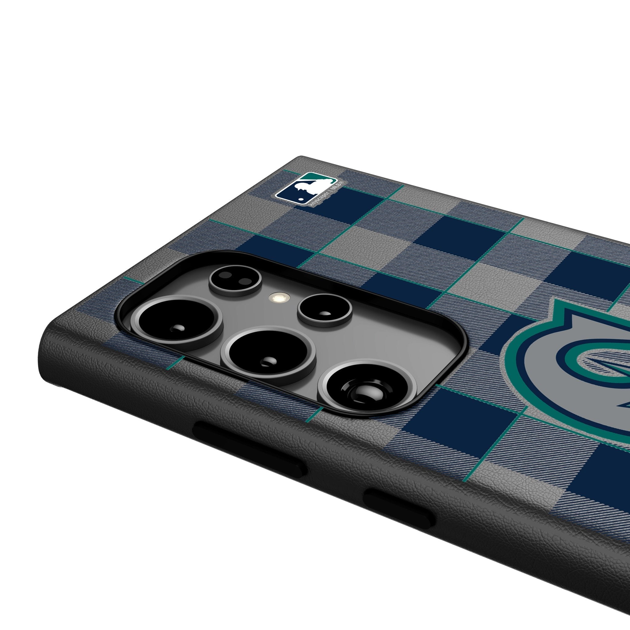 Seattle Mariners Plaid MagSafe Compatible Phone Case for Samsung Galaxy 4