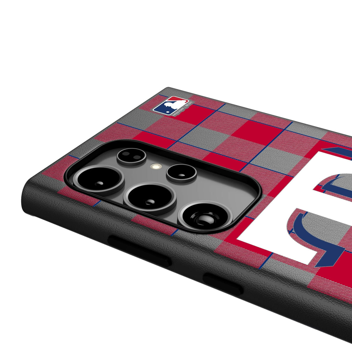 Texas Rangers Plaid MagSafe Compatible Phone Case for Samsung Galaxy 4