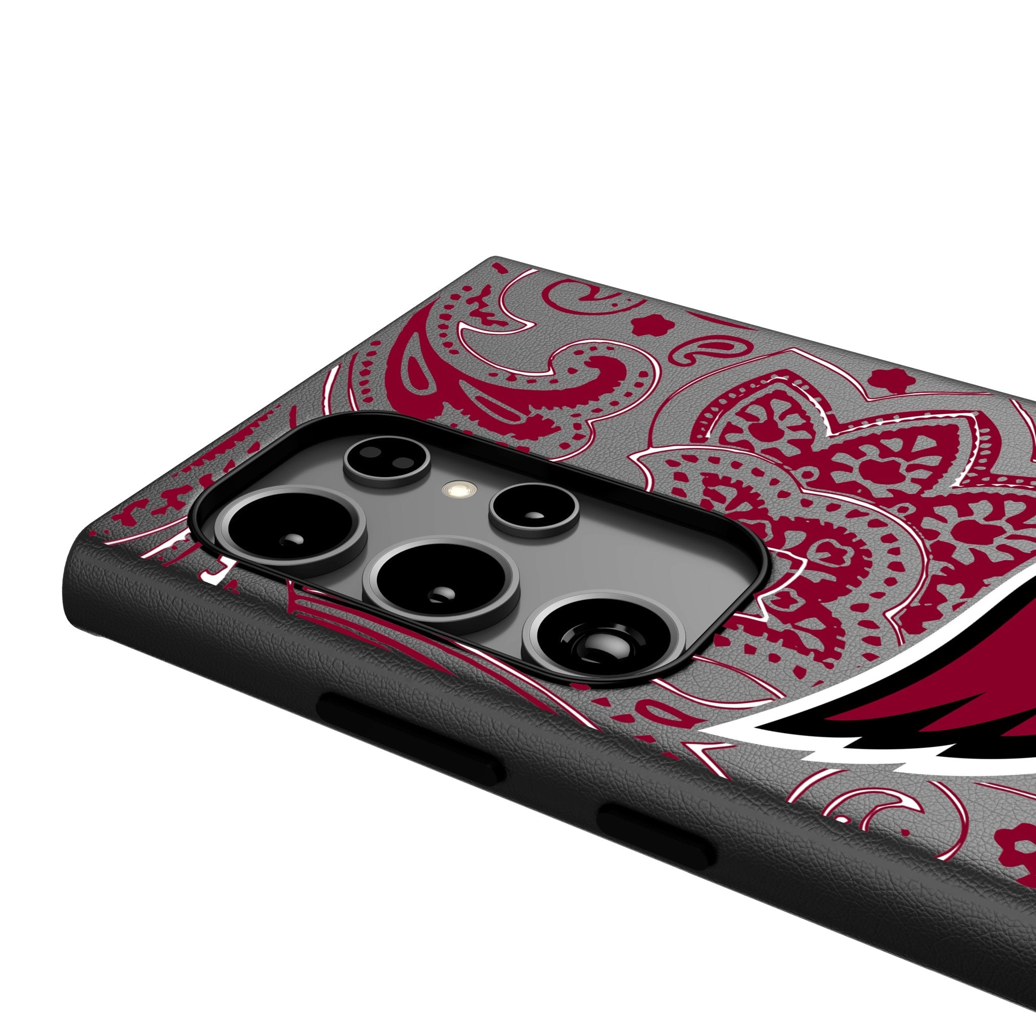 Arizona Cardinals Paisley MagSafe Compatible Phone Case for Samsung Galaxy 4