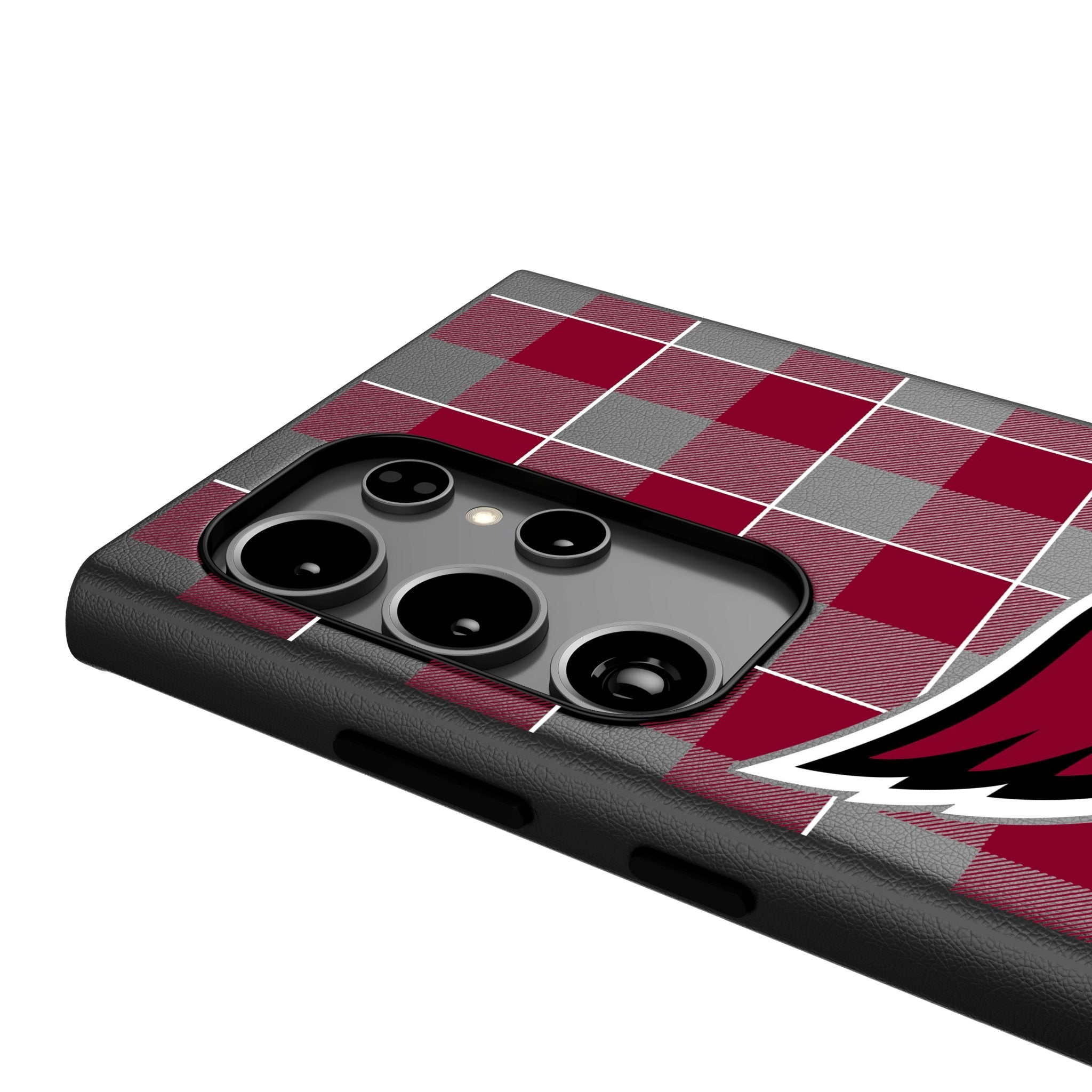 Arizona Cardinals Plaid MagSafe Compatible Phone Case for Samsung Galaxy 4