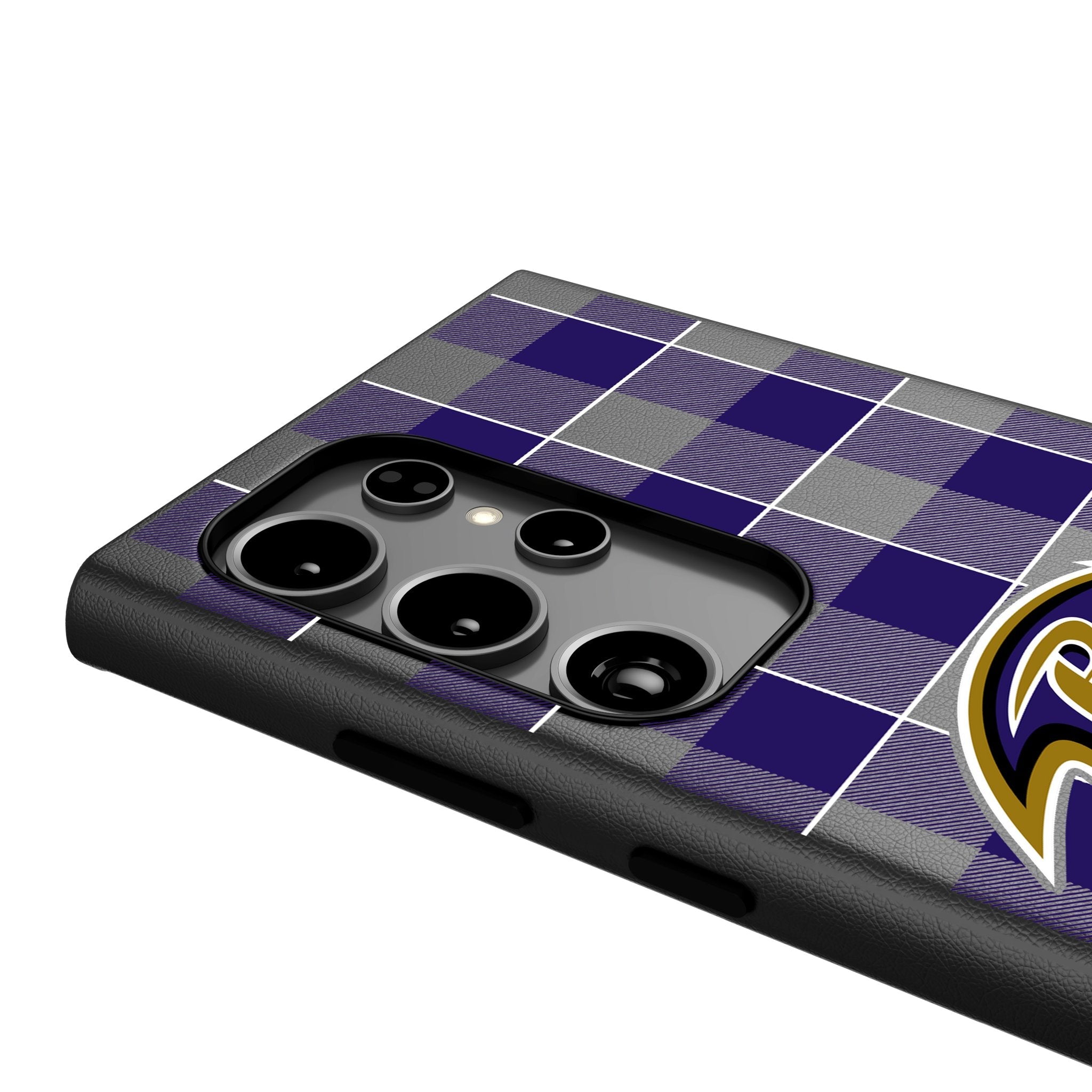 Baltimore Ravens Plaid MagSafe Compatible Phone Case for Samsung Galaxy 4
