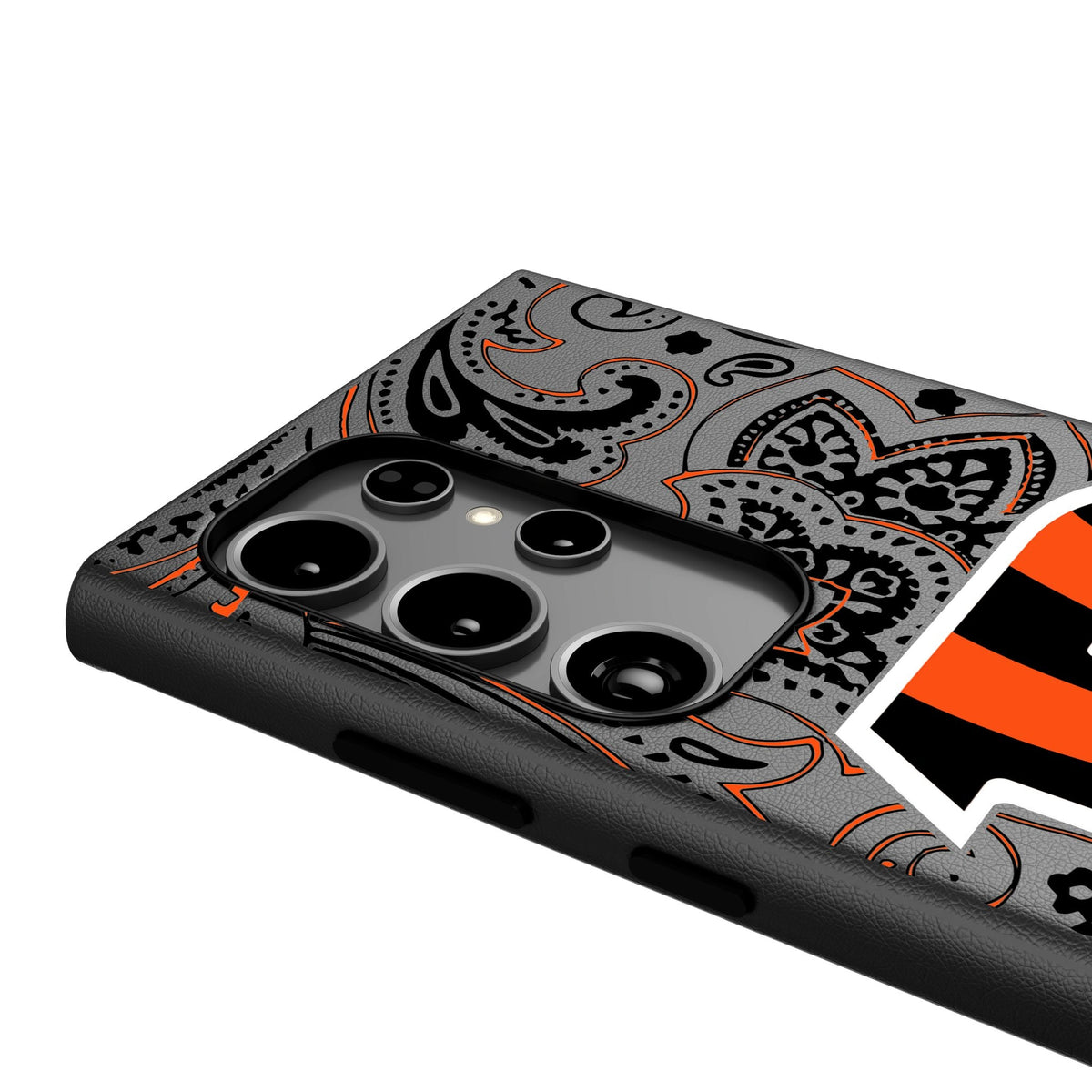 Cincinnati Bengals Paisley MagSafe Compatible Phone Case for Samsung Galaxy 4