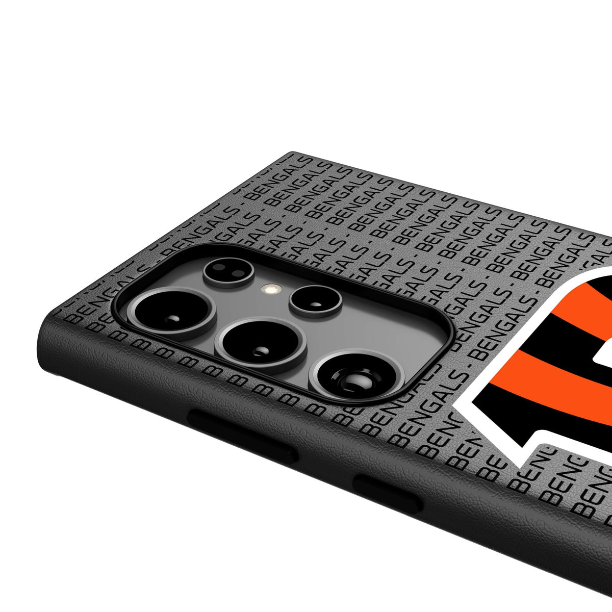 Cincinnati Bengals Text Backdrop MagSafe Compatible Phone Case for Samsung Galaxy 4