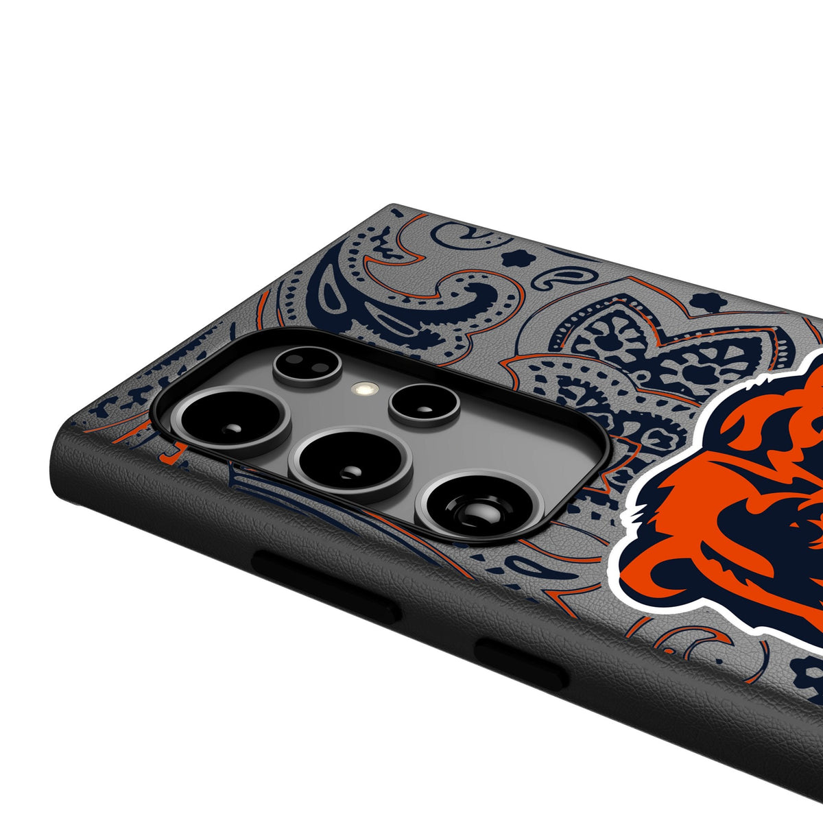 Chicago Bears Paisley MagSafe Compatible Phone Case for Samsung Galaxy 4