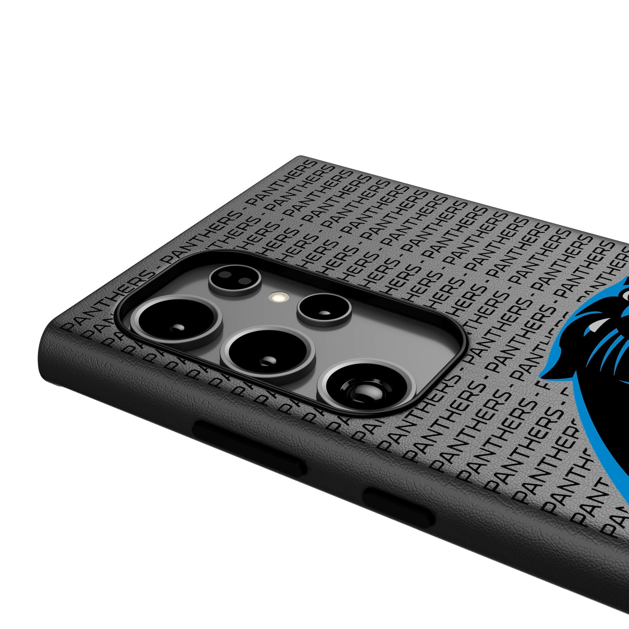 Carolina Panthers Text Backdrop MagSafe Compatible Phone Case for Samsung Galaxy 4