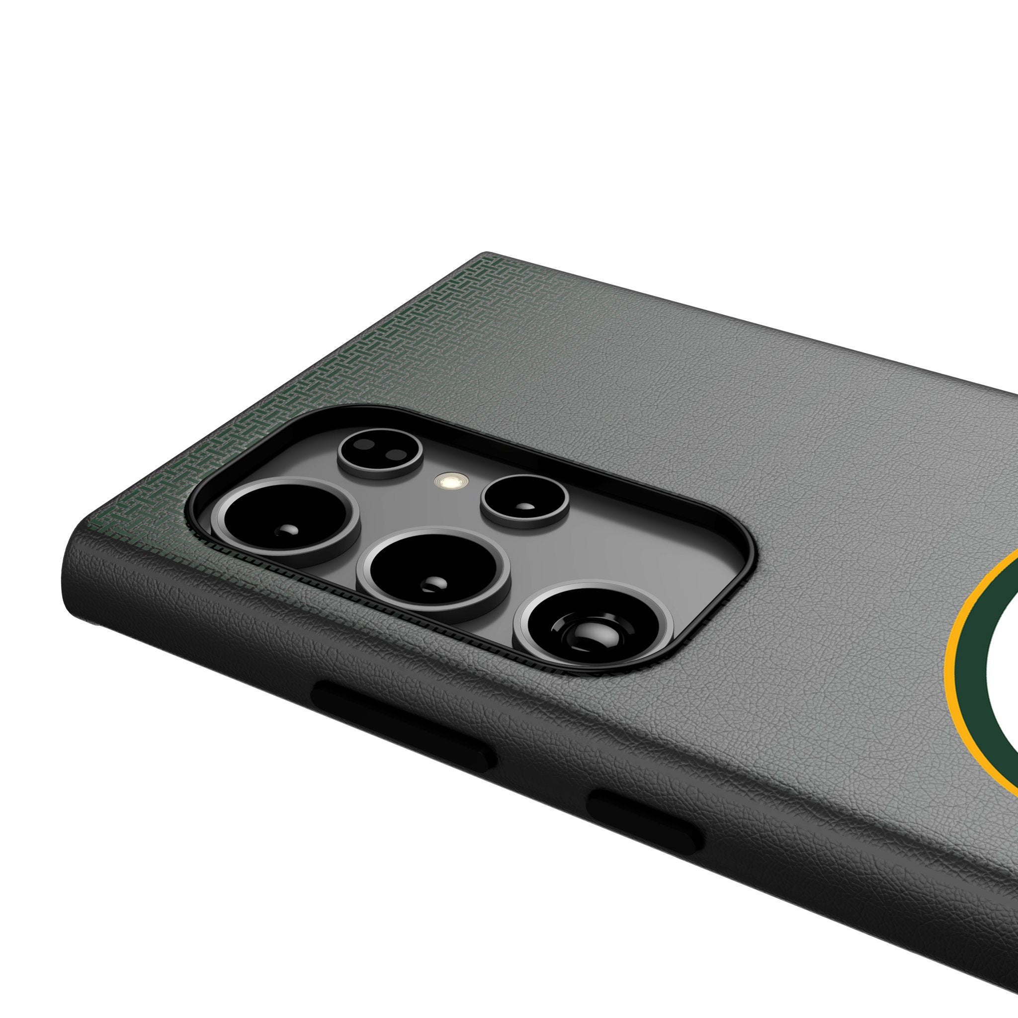 Green Bay Packers Linen MagSafe Compatible Phone Case for Samsung Galaxy 4
