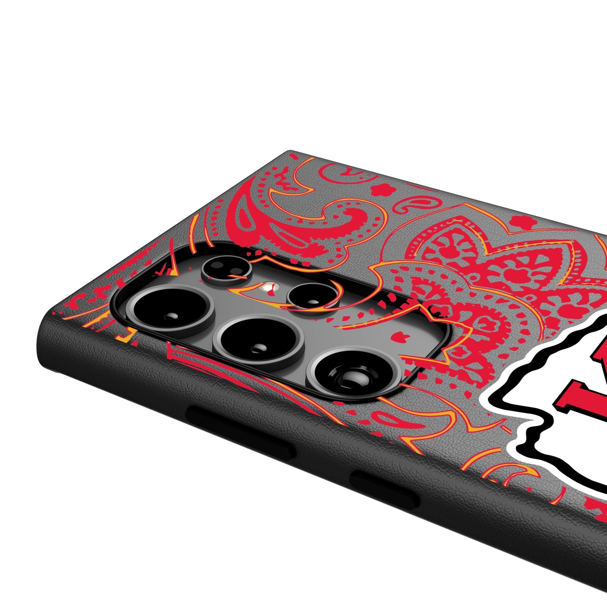 Kansas City Chiefs Paisley MagSafe Compatible Phone Case for Samsung Galaxy 4