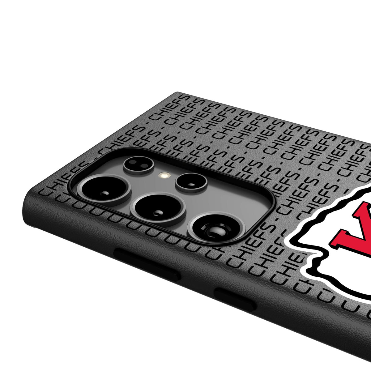 Kansas City Chiefs Text Backdrop MagSafe Compatible Phone Case for Samsung Galaxy 4