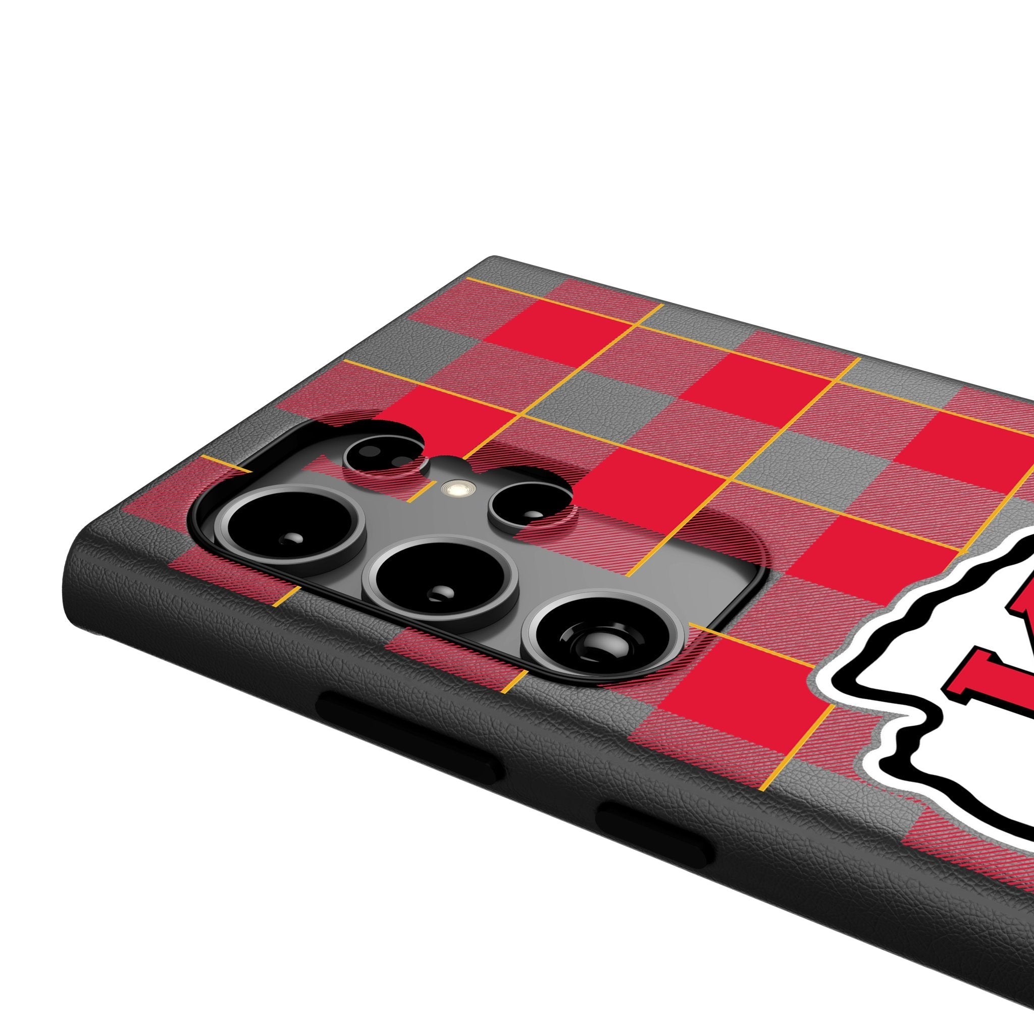 Kansas City Chiefs Plaid MagSafe Compatible Phone Case for Samsung Galaxy 4