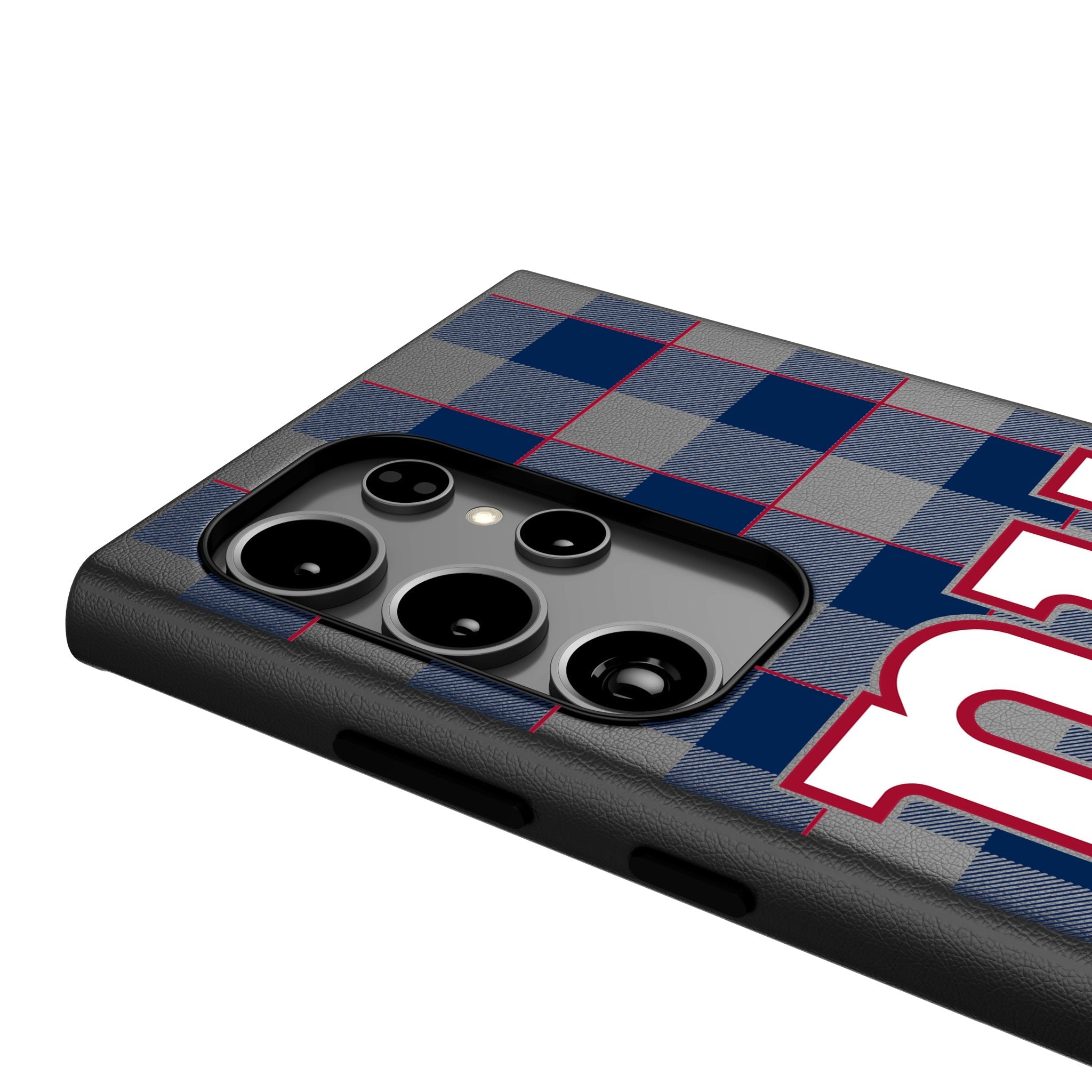 New York Giants Plaid MagSafe Compatible Phone Case for Samsung Galaxy 4