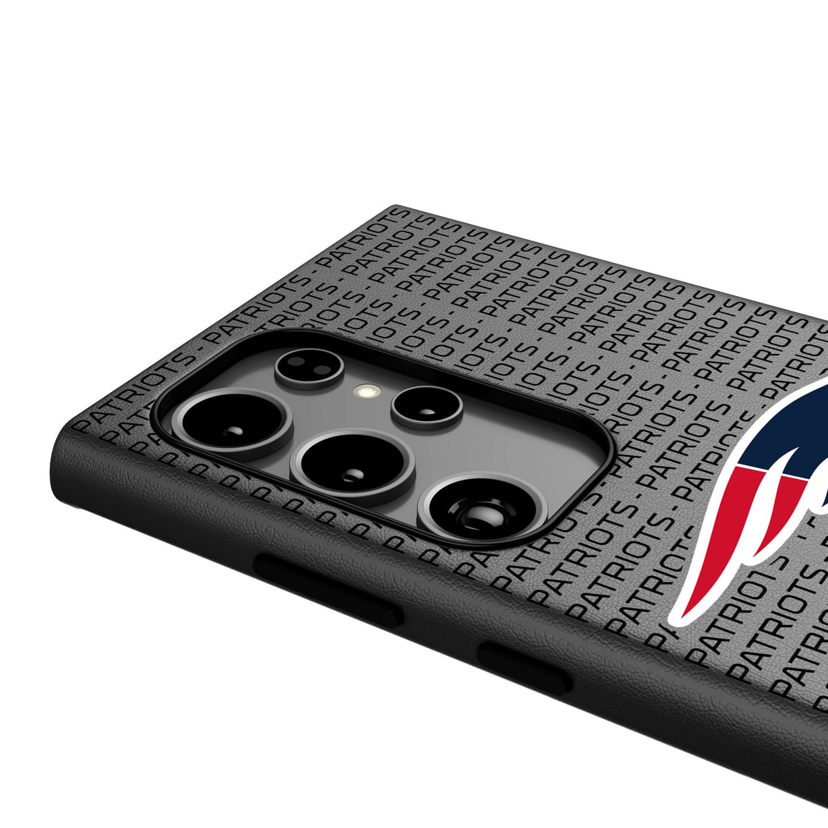 New England Patriots Text Backdrop MagSafe Compatible Phone Case for Samsung Galaxy 4