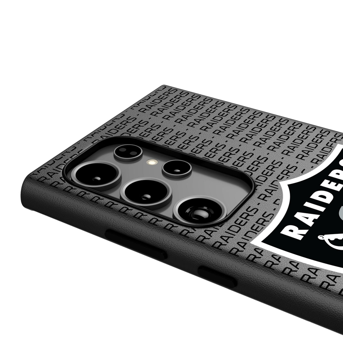 Las Vegas Raiders Text Backdrop MagSafe Compatible Phone Case for Samsung Galaxy 4