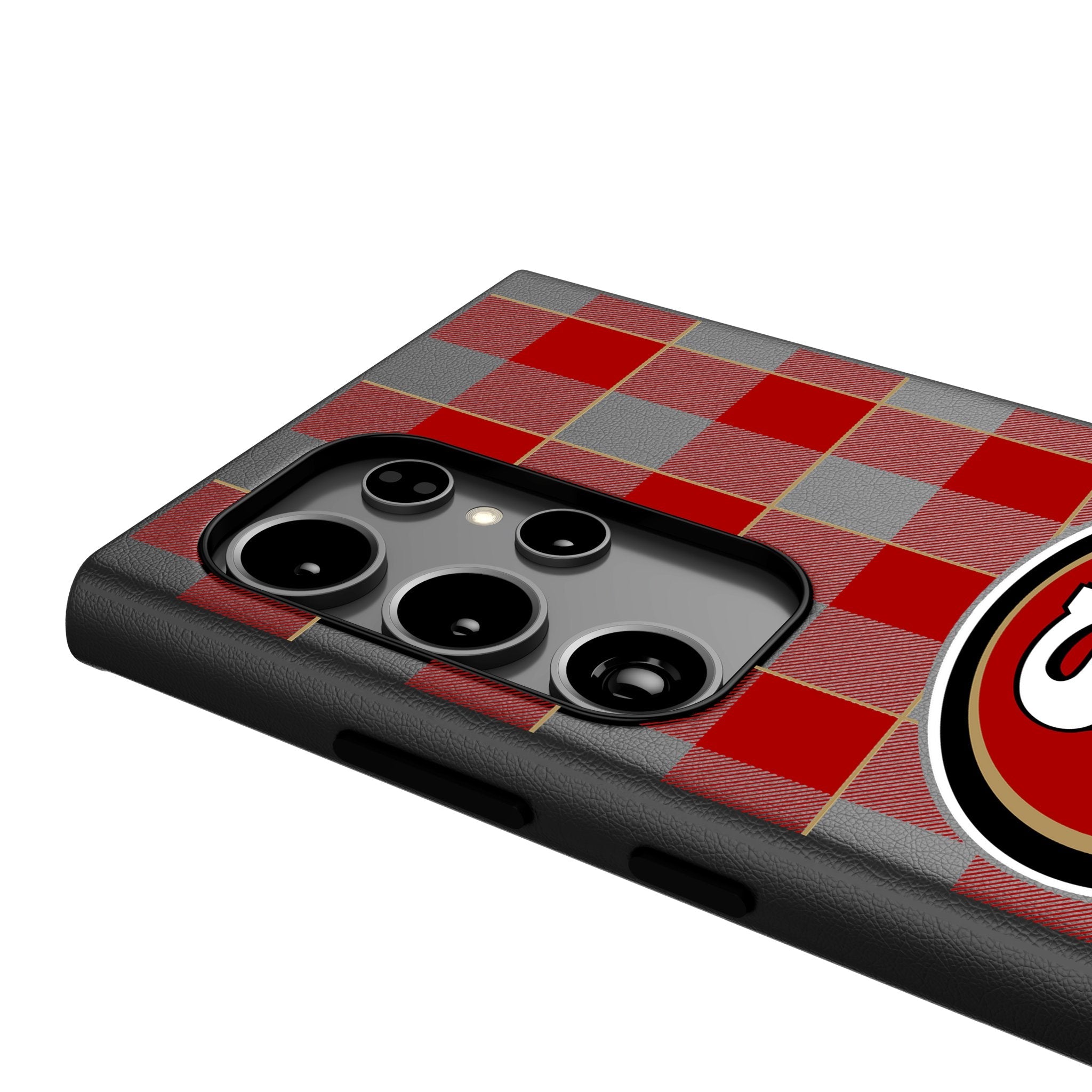 San Francisco 49ers Plaid MagSafe Compatible Phone Case for Samsung Galaxy 4