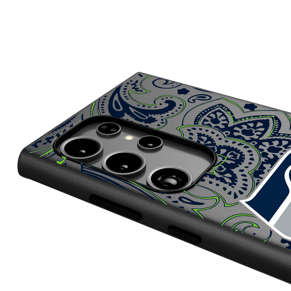 Seattle Seahawks Paisley MagSafe Compatible Phone Case for Samsung Galaxy 4