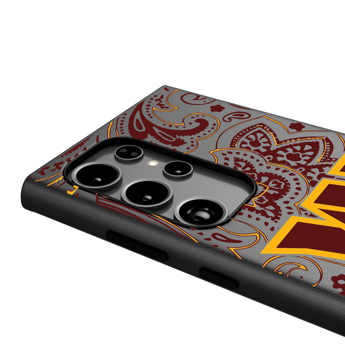 Washington Commanders Paisley MagSafe Compatible Phone Case for Samsung Galaxy 4