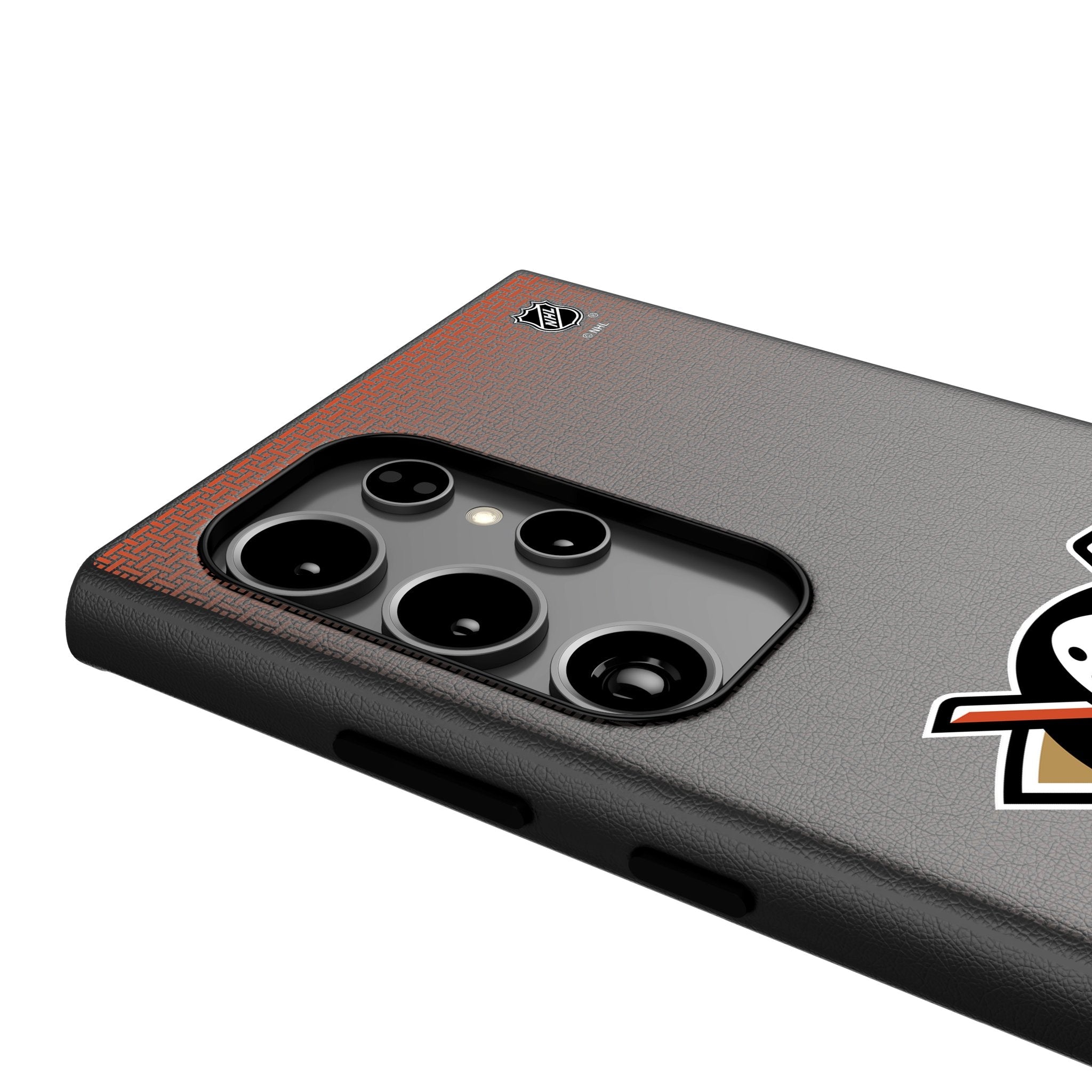 Anaheim Ducks Linen MagSafe Compatible Phone Case for Samsung Galaxy 4